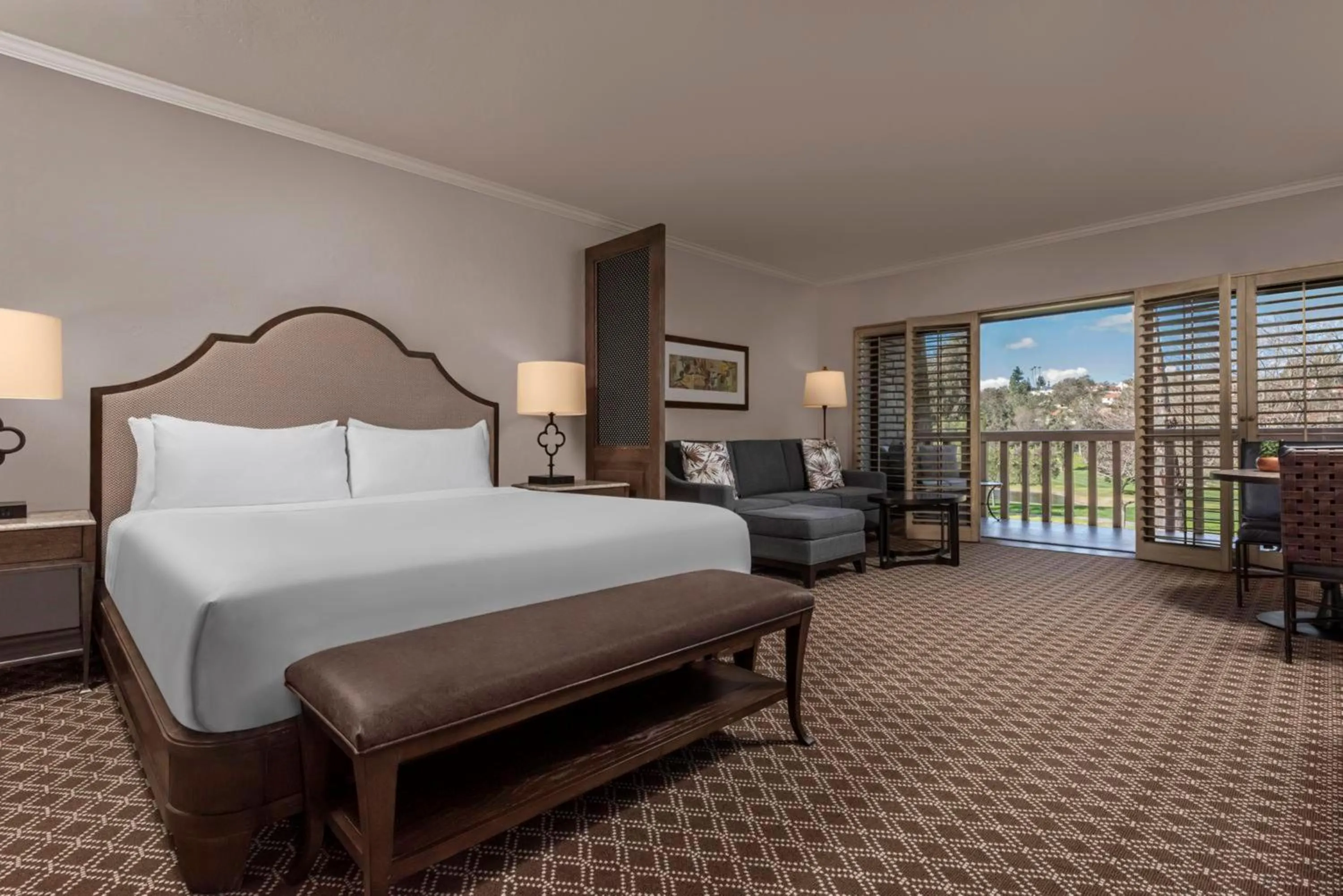 Bed in Rancho Bernardo Inn