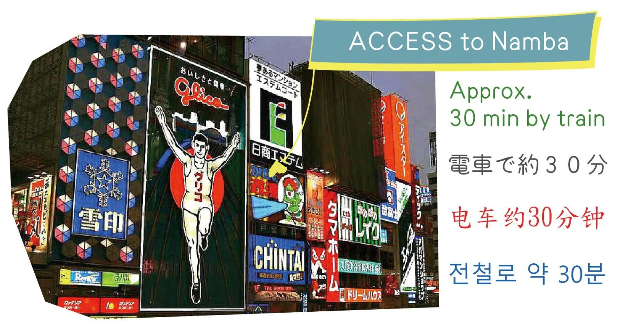 Nearby landmark in J-Hoppers Osaka Universal