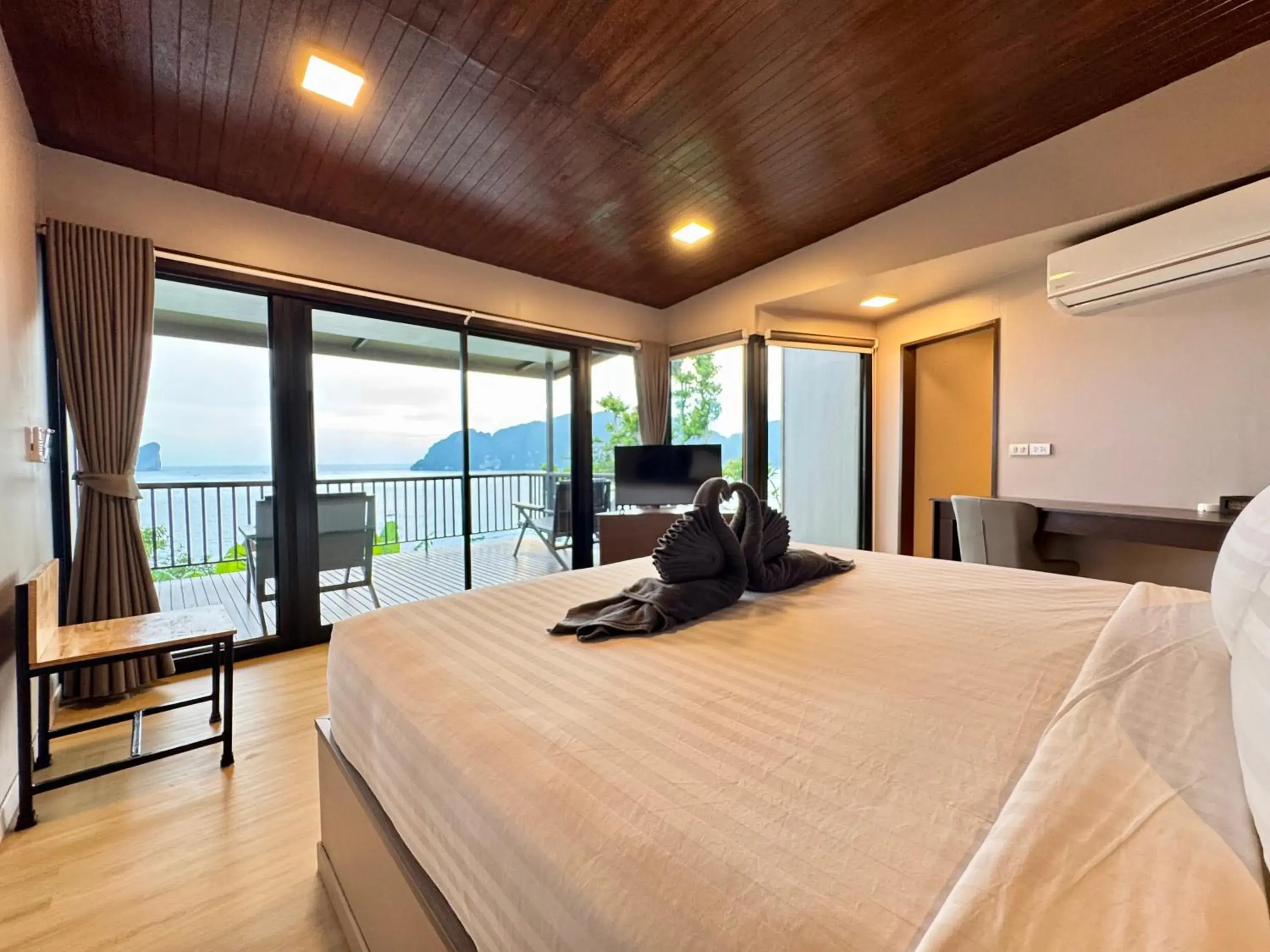 Bedroom, Bed in HIP Seaview Resort @ Phi Phi Bedroom, Bed in HIP Seaview Resort @ Phi Phi