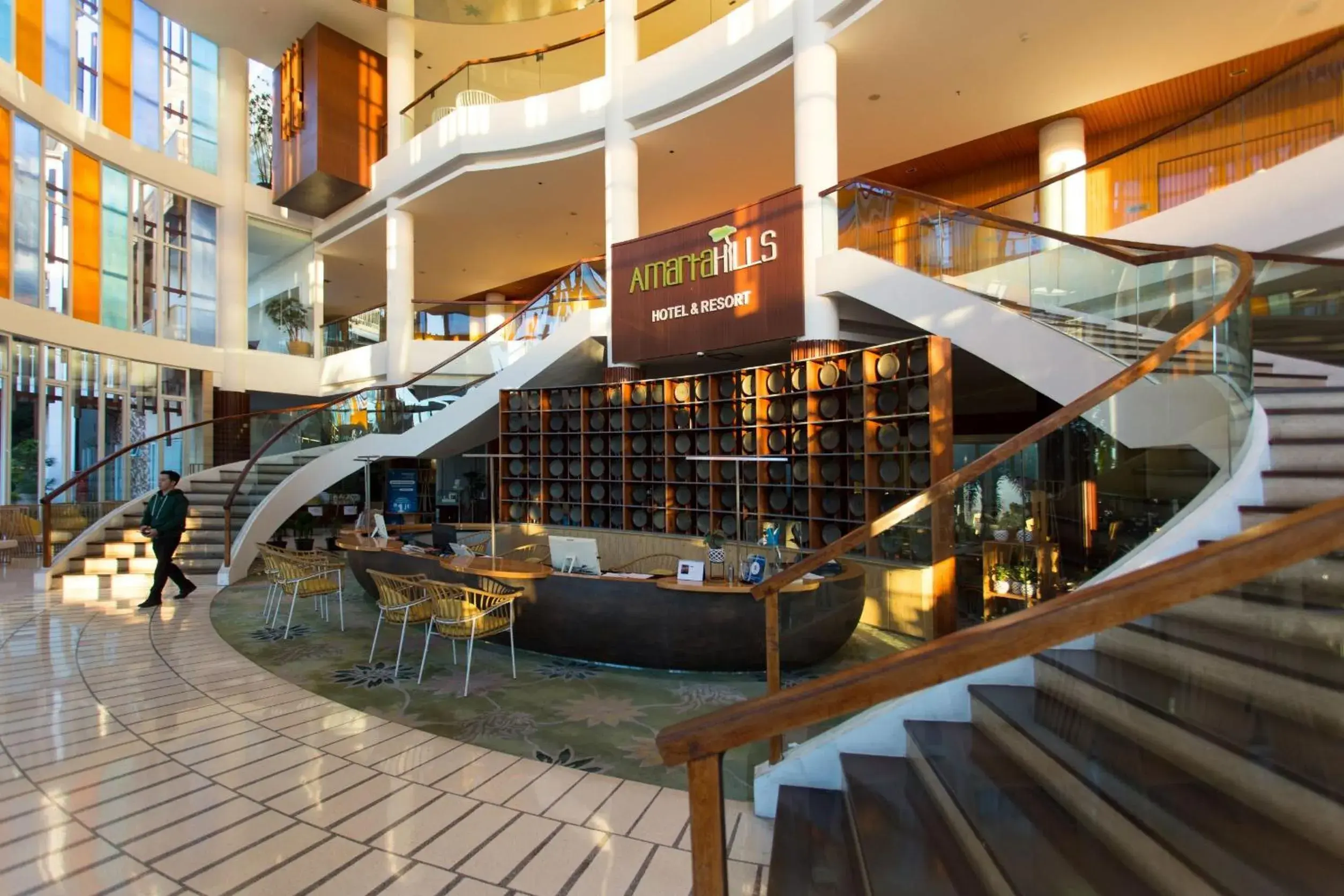 Lobby or reception in Amartahills Hotel and Resort Lobby or reception in Amartahills Hotel and Resort