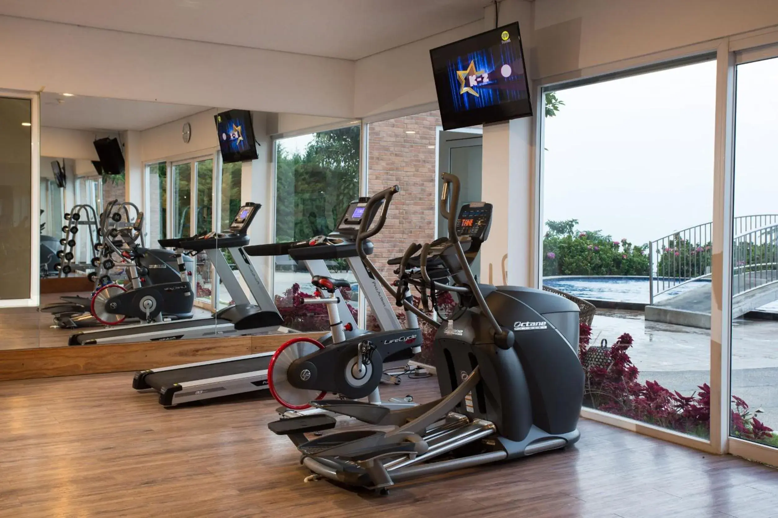 Fitness centre/facilities in Amartahills Hotel and Resort Fitness centre/facilities in Amartahills Hotel and Resort