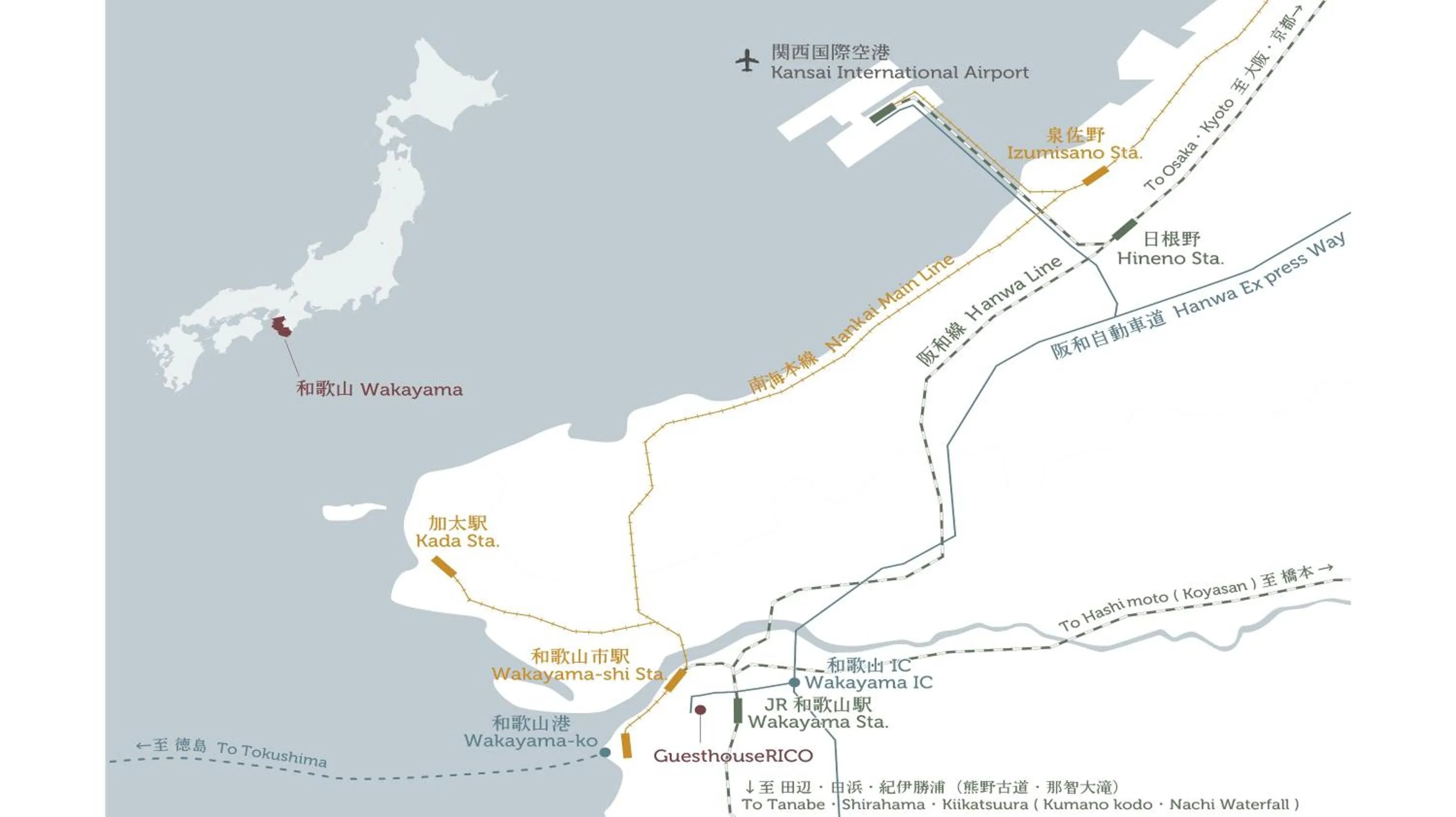 Floor plan in Guesthouse RICO