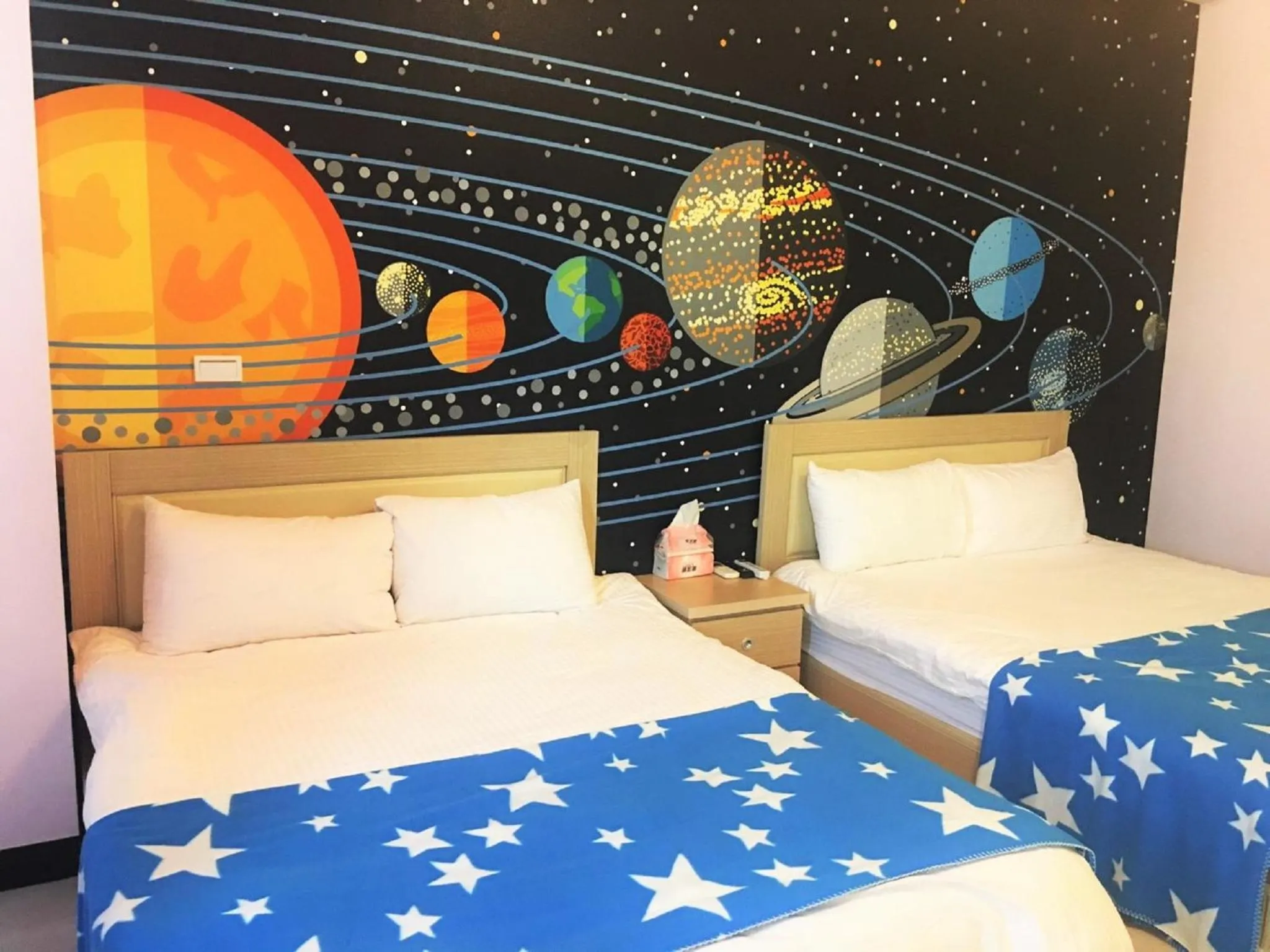 Bed in 黃色風箏Yellow Kite INN