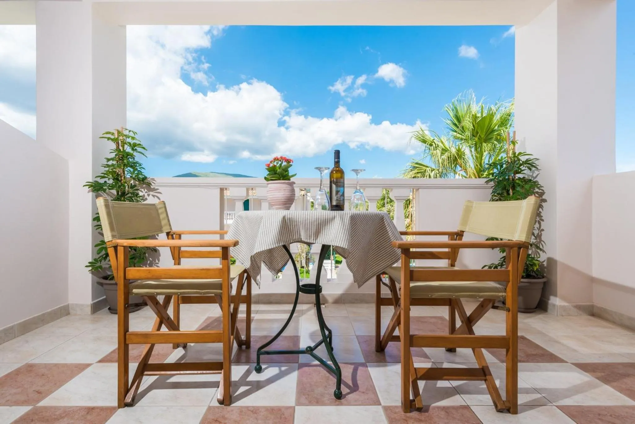 Balcony/Terrace in Ilios Hotel, Adults Only