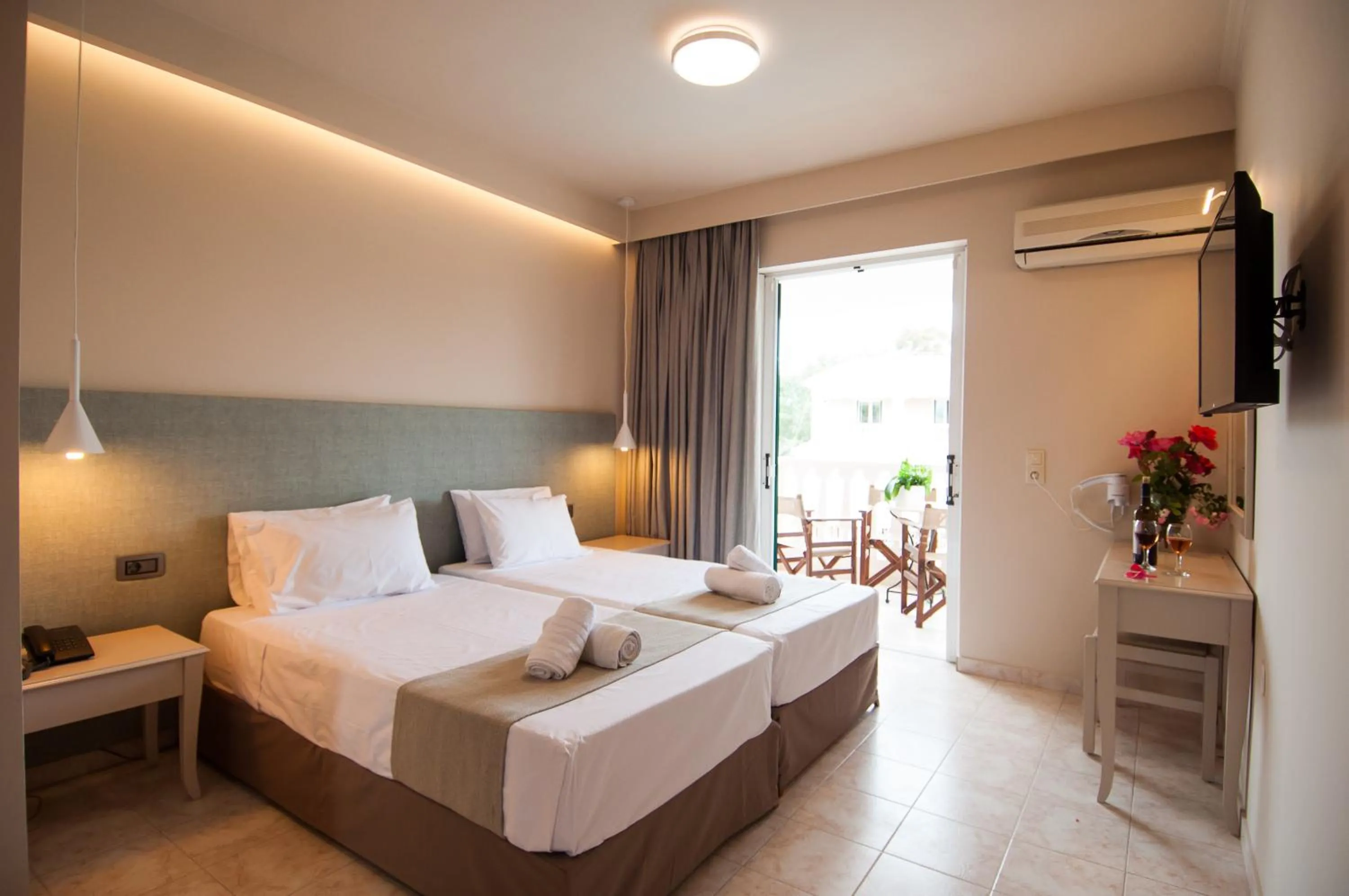 Photo of the whole room, Bed in Ilios Hotel, Adults Only