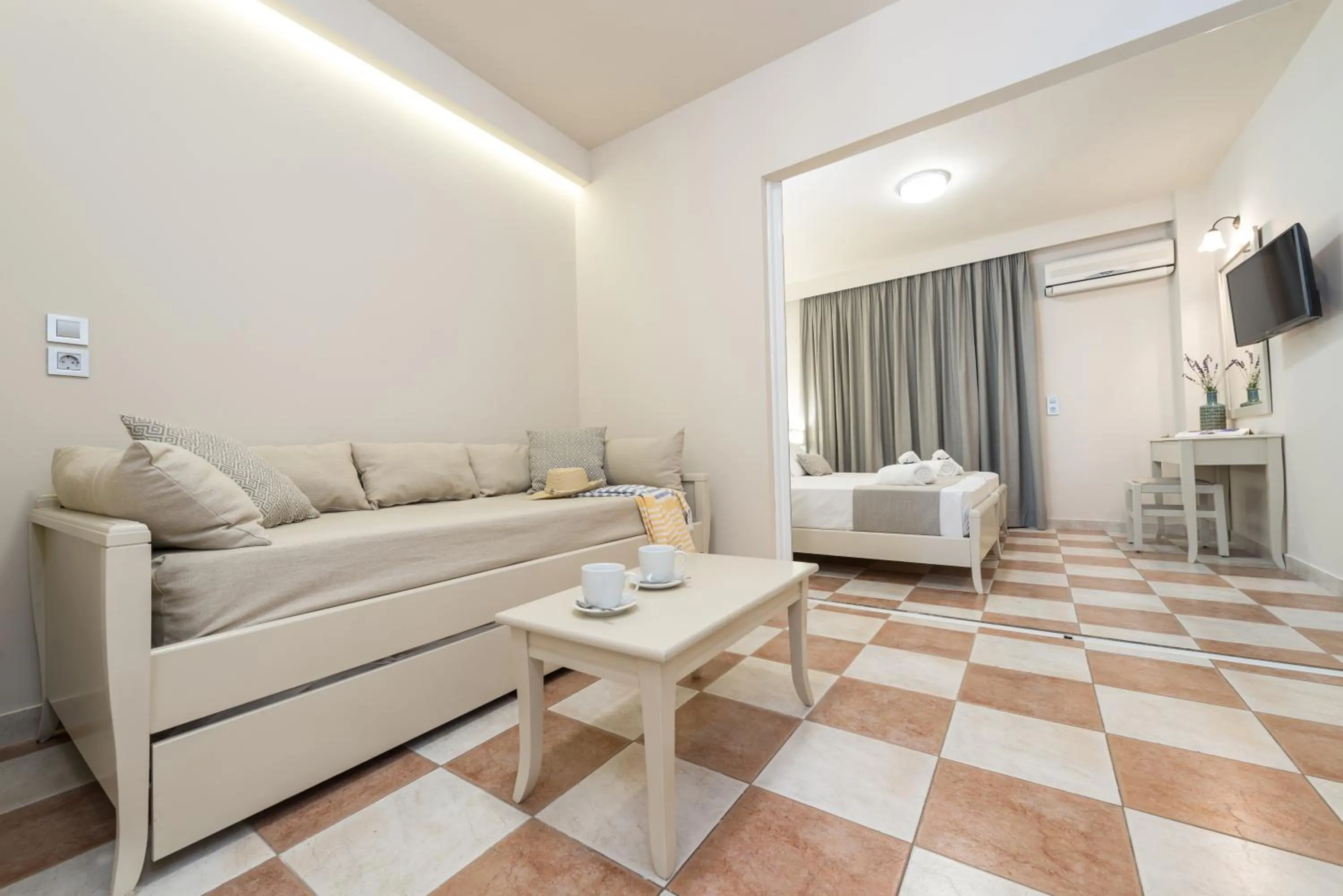 Living room in Ilios Hotel, Adults Only