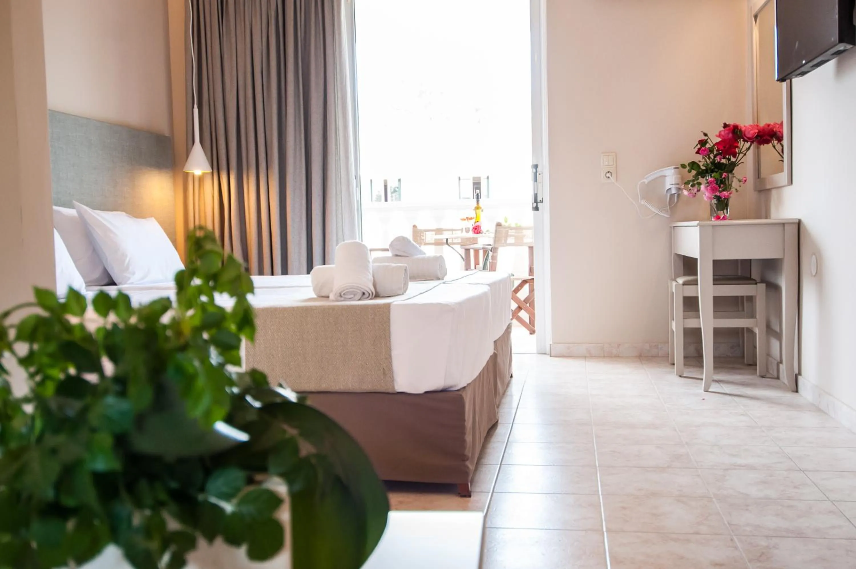 Photo of the whole room, Bed in Ilios Hotel, Adults Only