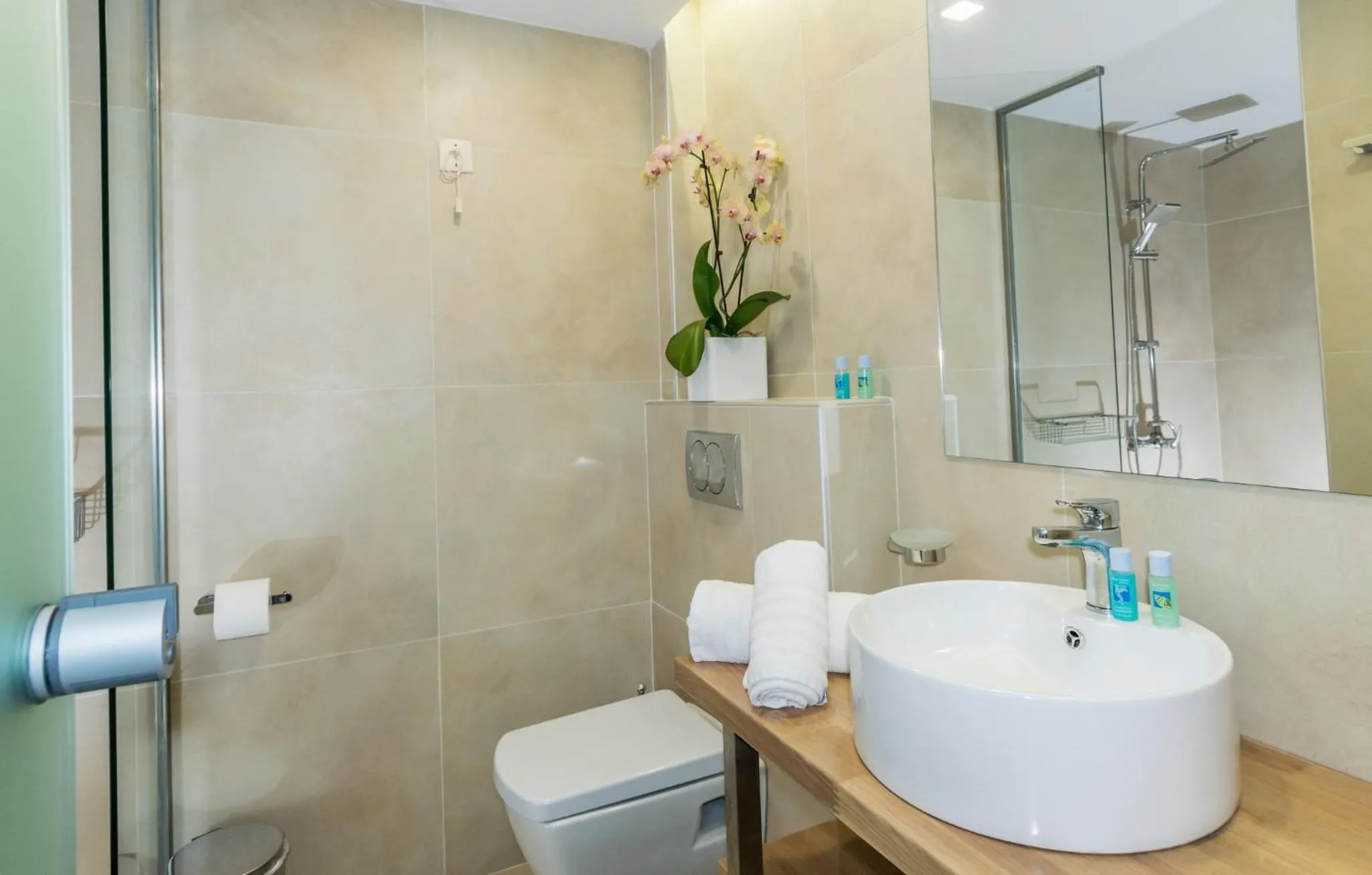 Bathroom in Ilios Hotel, Adults Only
