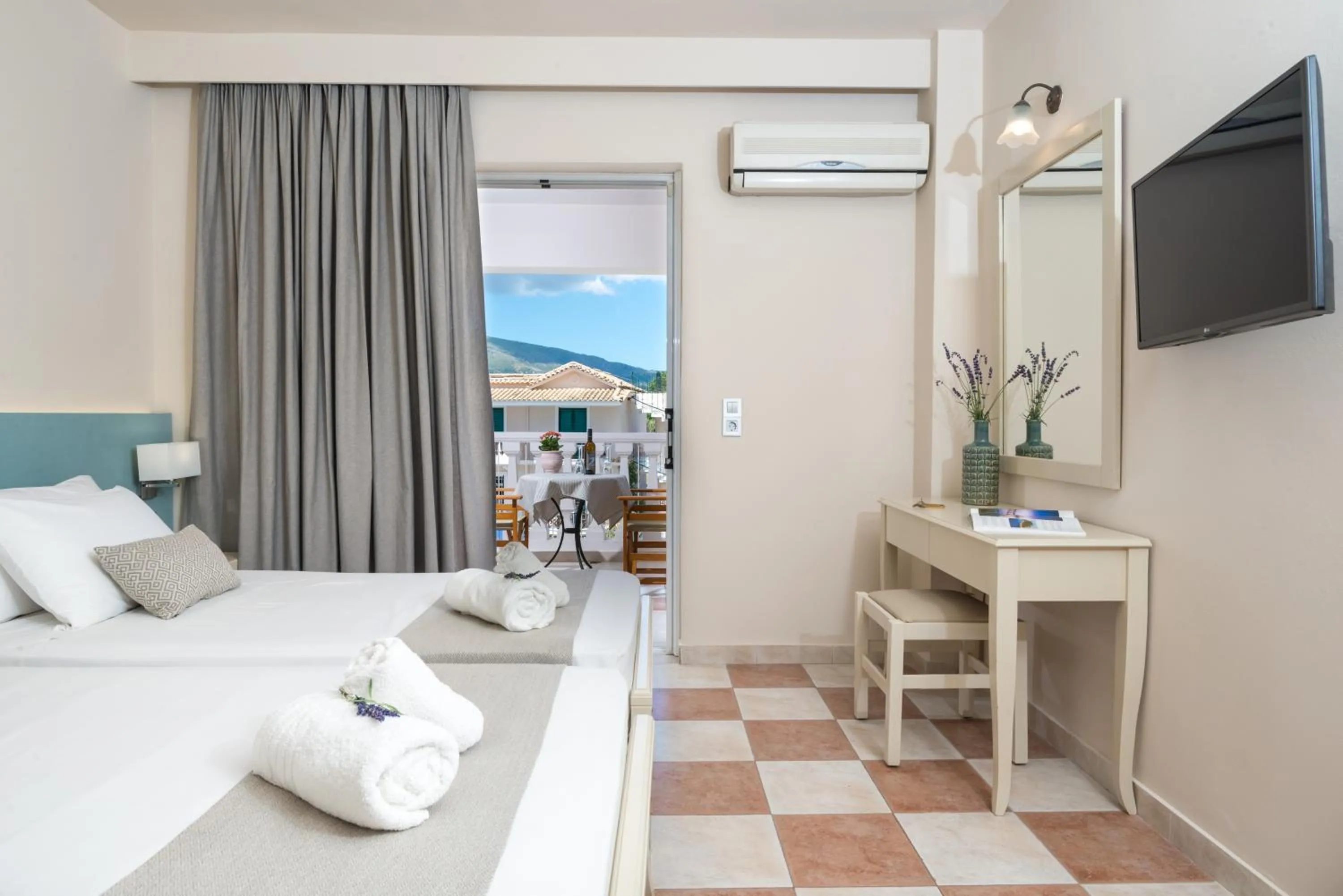 Bedroom, Bed in Ilios Hotel, Adults Only