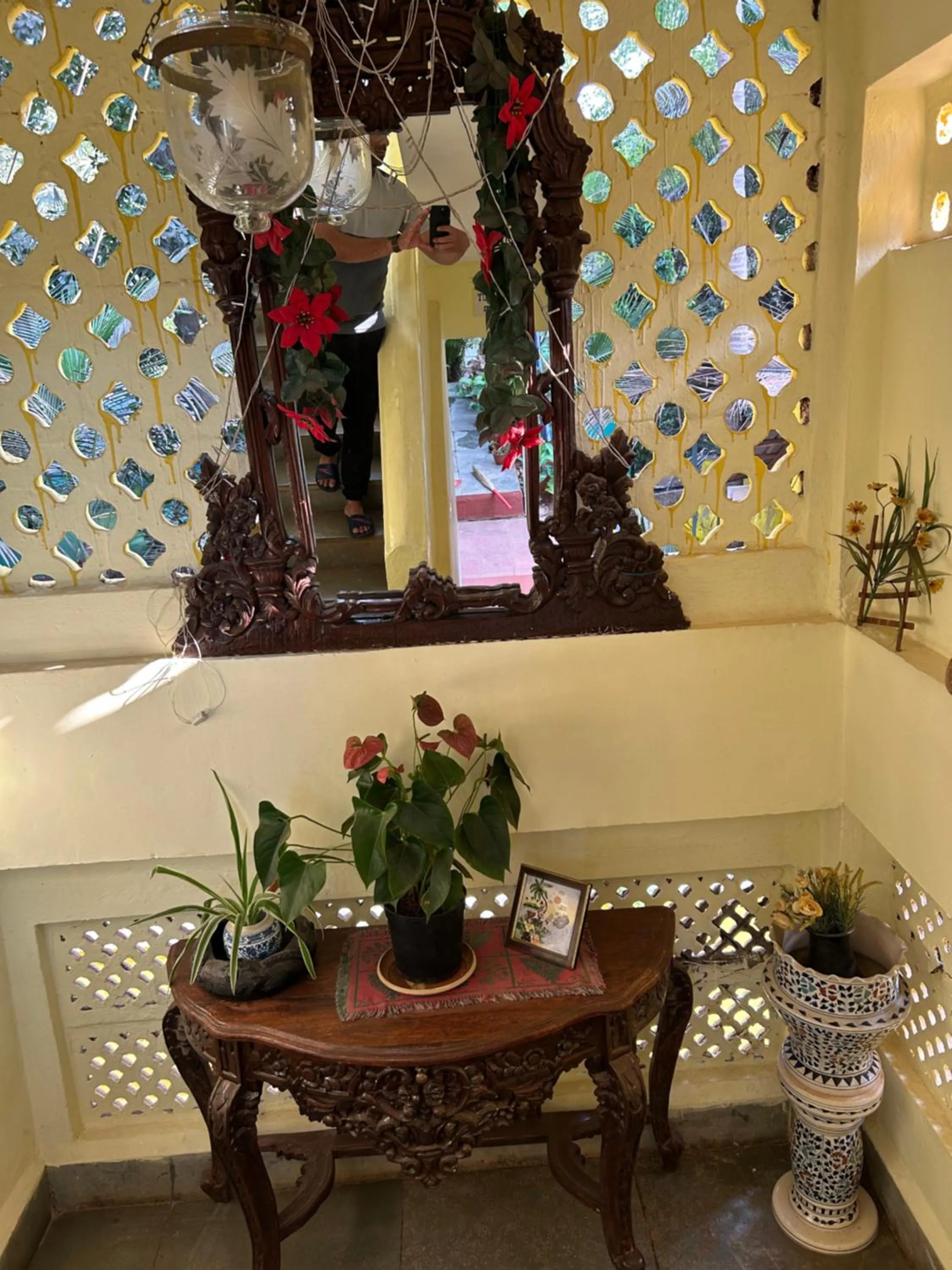 Decorative detail in Fatima Guest House