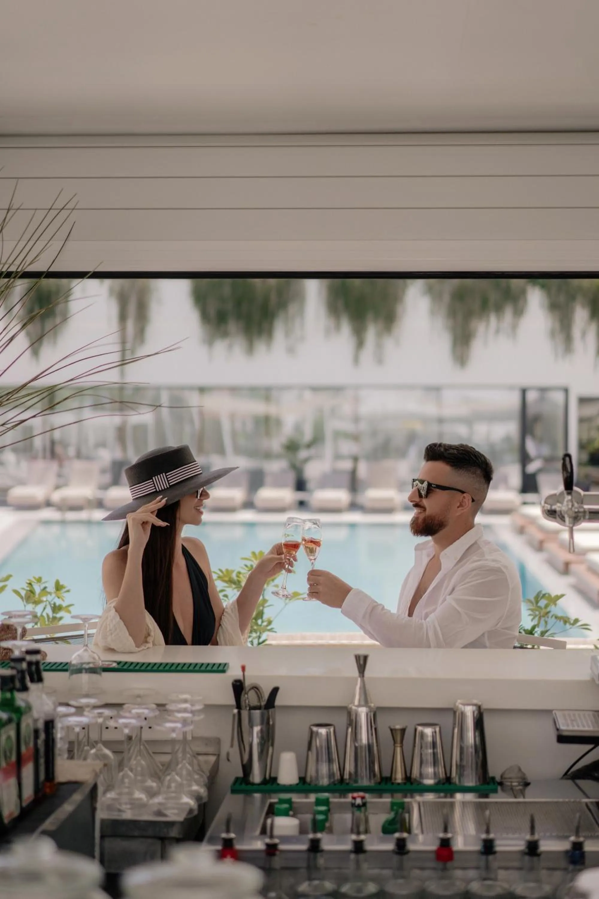 Swimming pool in At Herbal Boutique Hotel & Spa