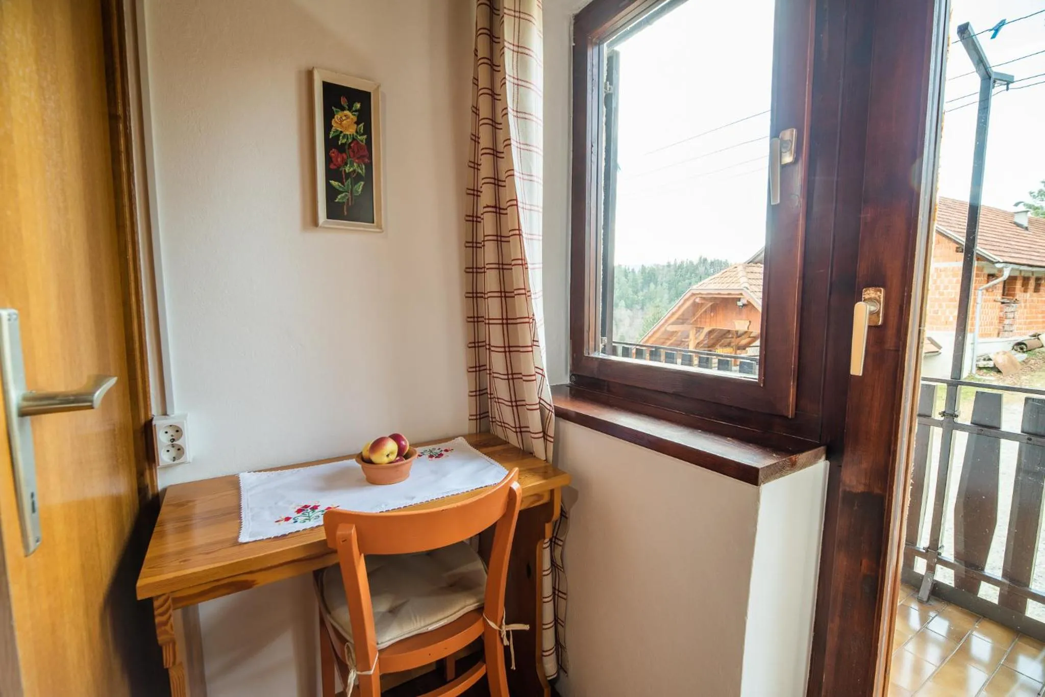 Balcony/Terrace in Farm Stay Žagar