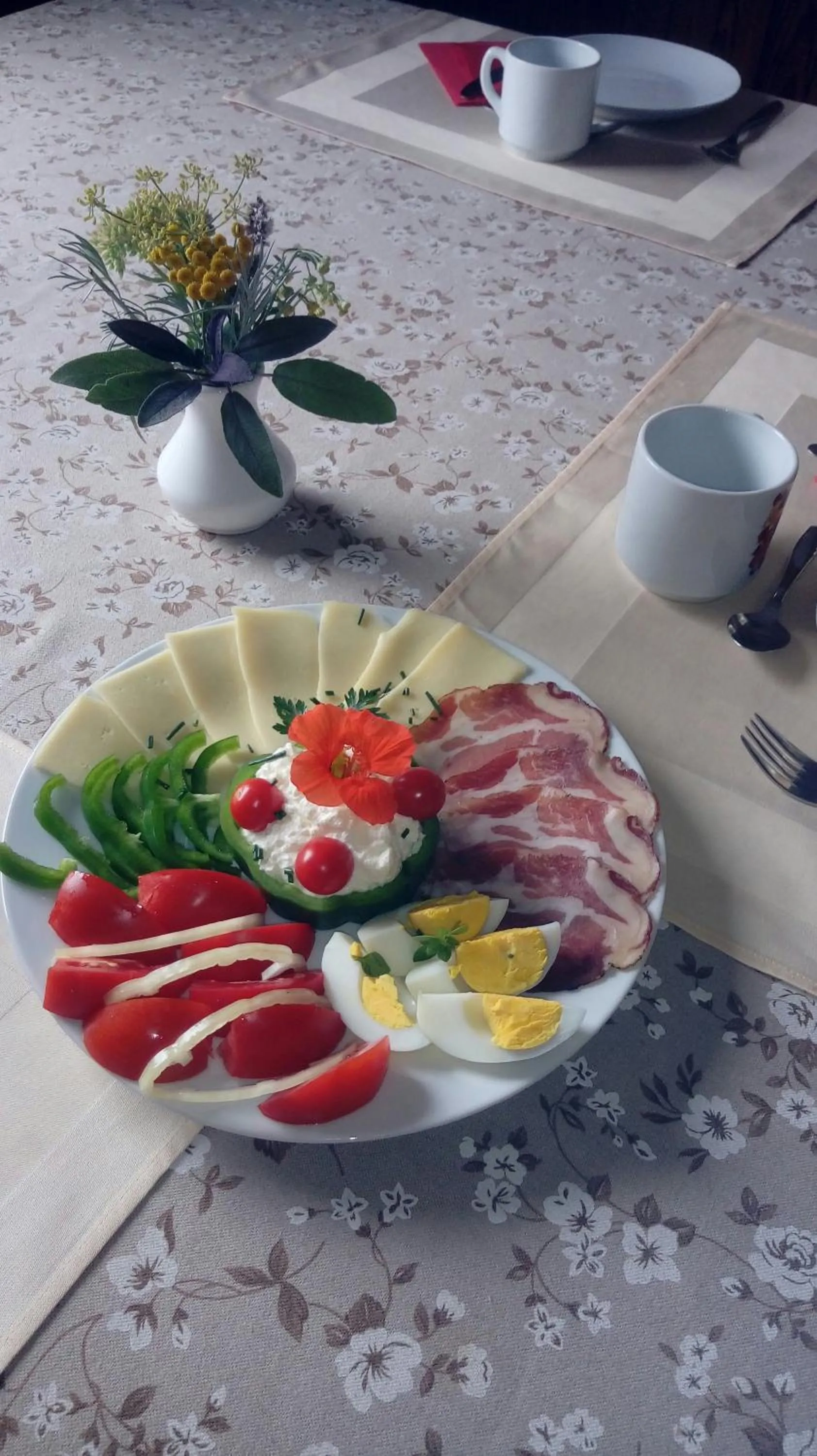 Continental breakfast in Farm Stay Žagar