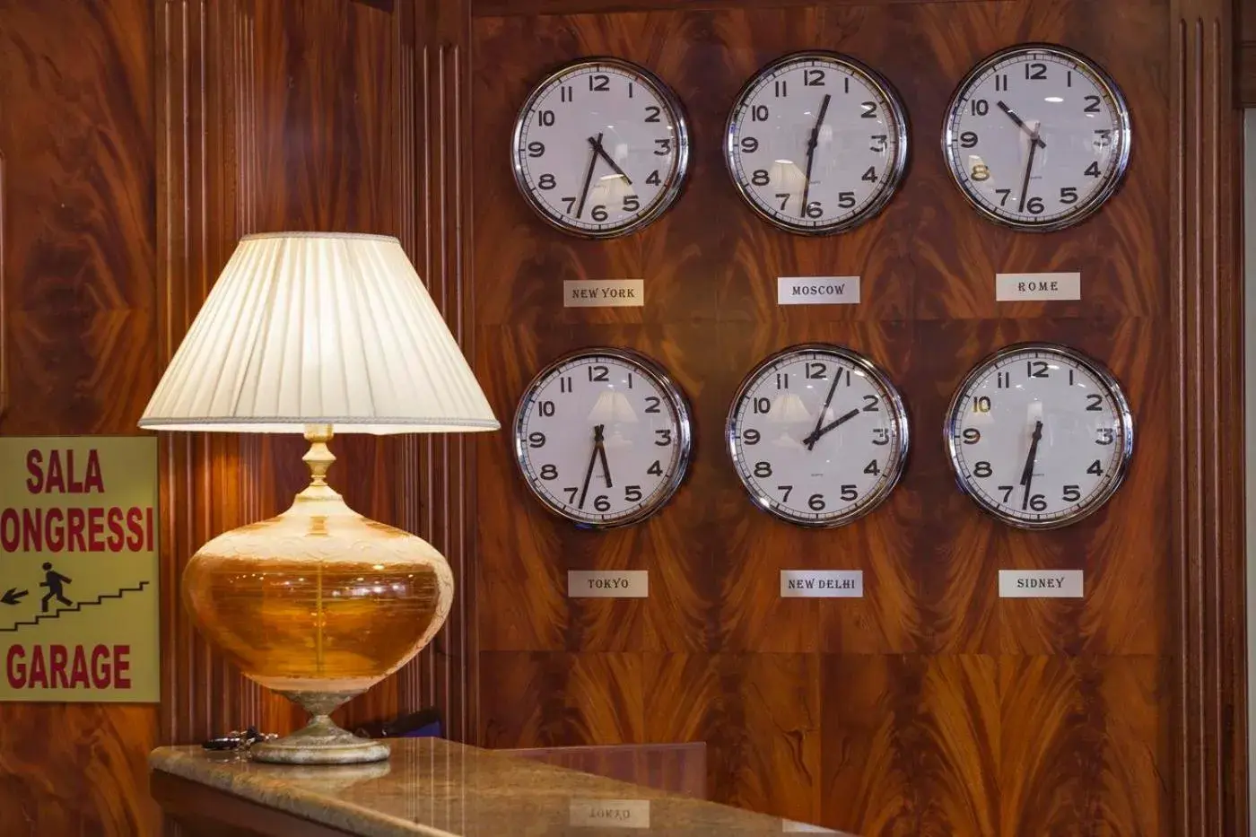 Lobby or reception in Hotel Orientale Lobby or reception in Hotel Orientale