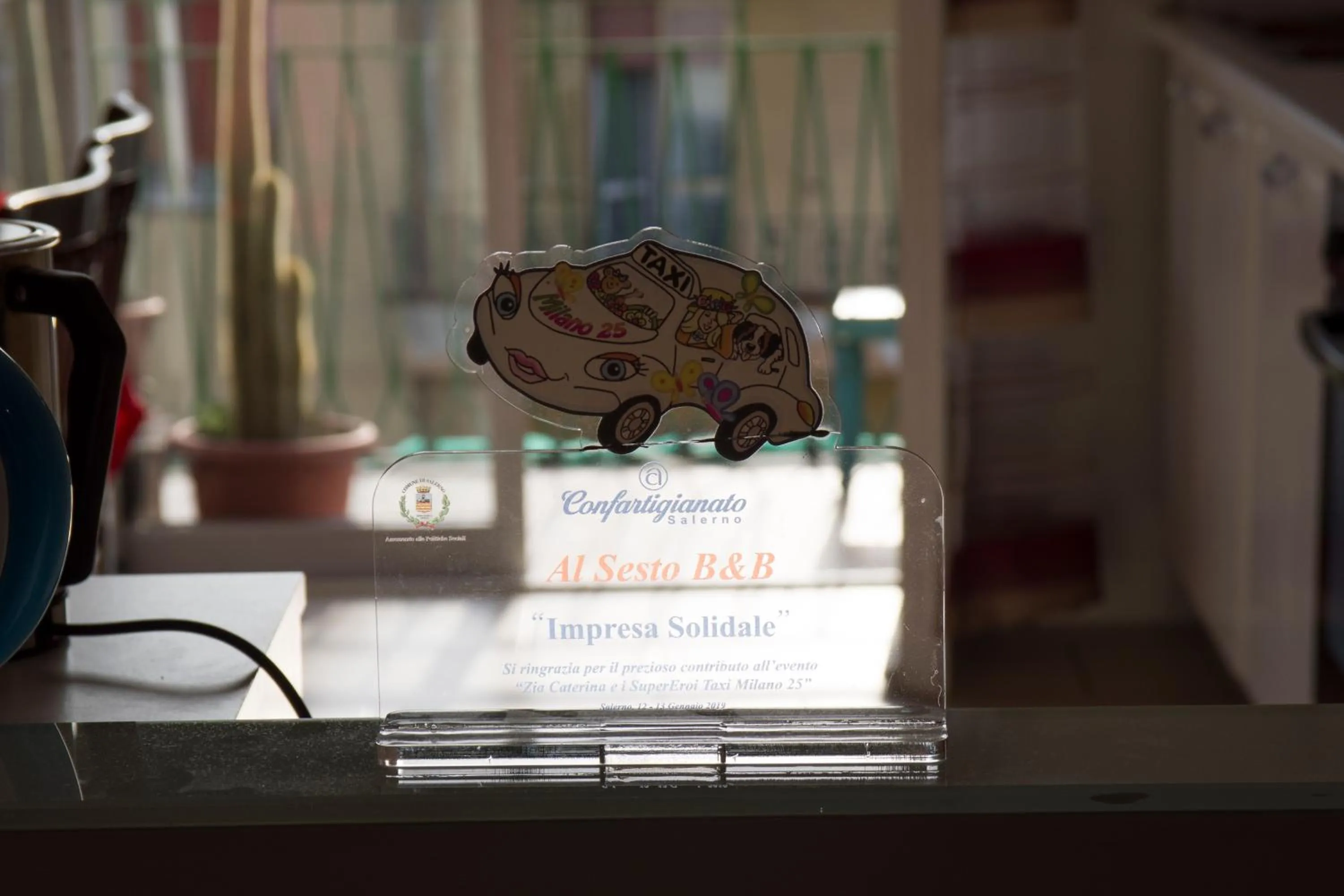 Decorative detail in Al Sesto B&B