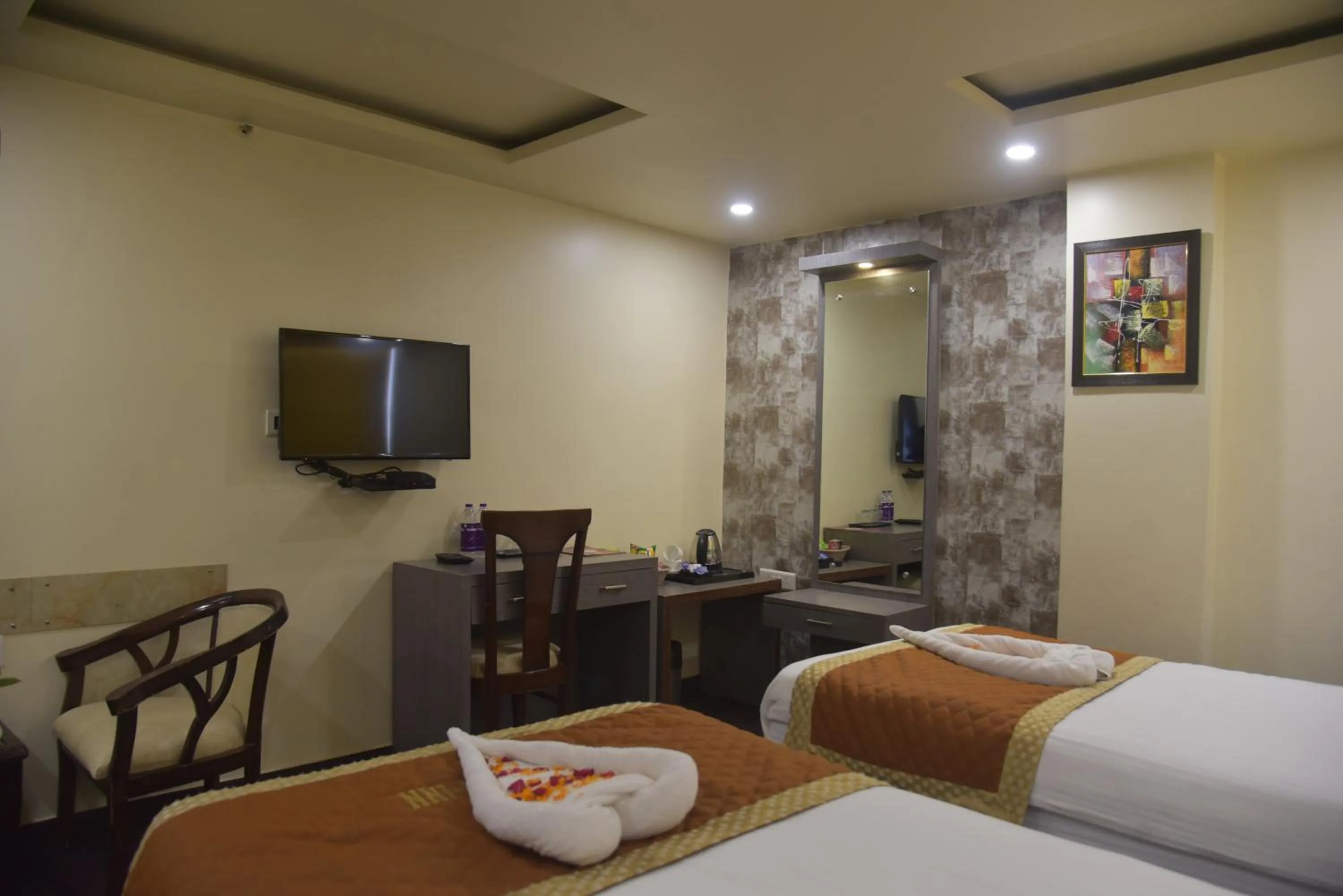 Bed in Aalcajars Inn