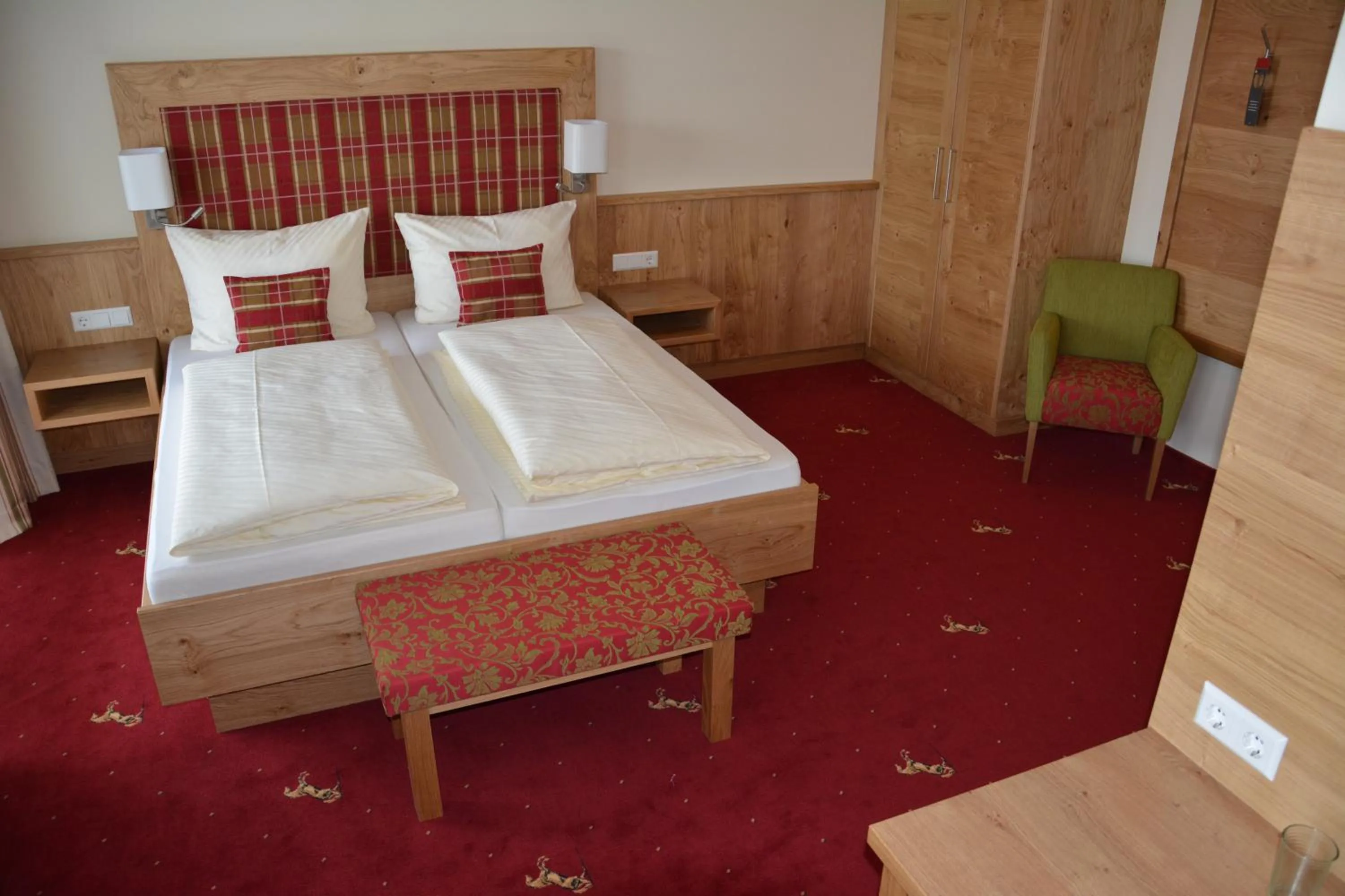 Bed in Landgasthof Hotel Rössle