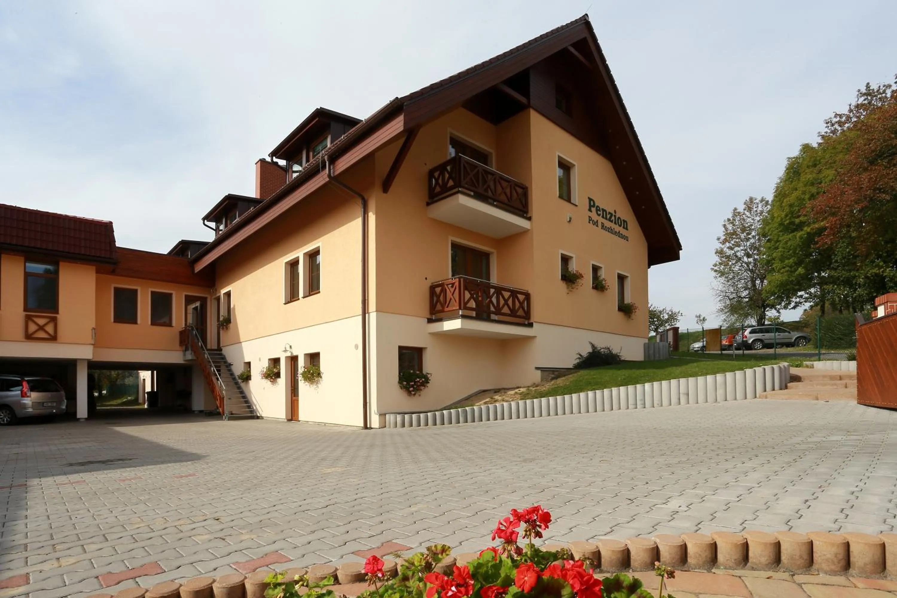 Facade/entrance in Wellness Penzion Pod Rozhlednou