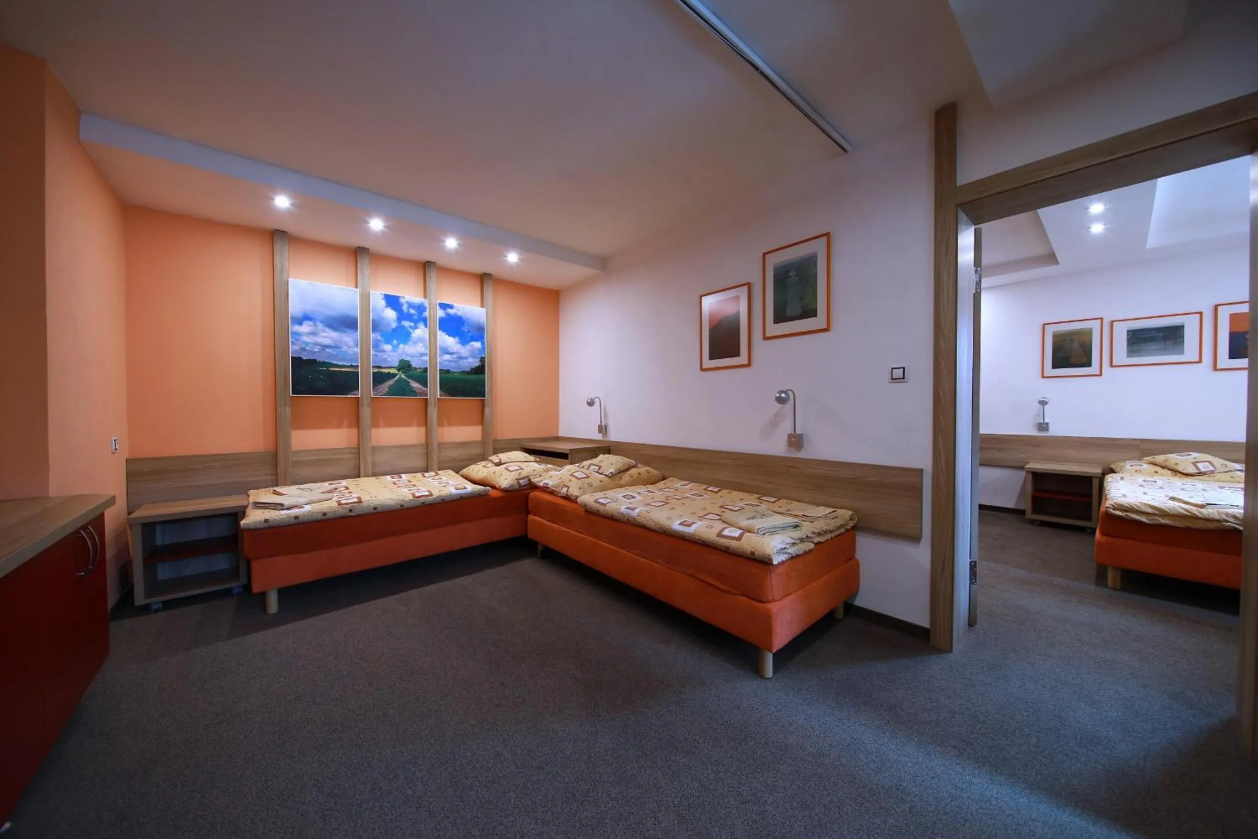 Photo of the whole room, Bed in Wellness Penzion Pod Rozhlednou