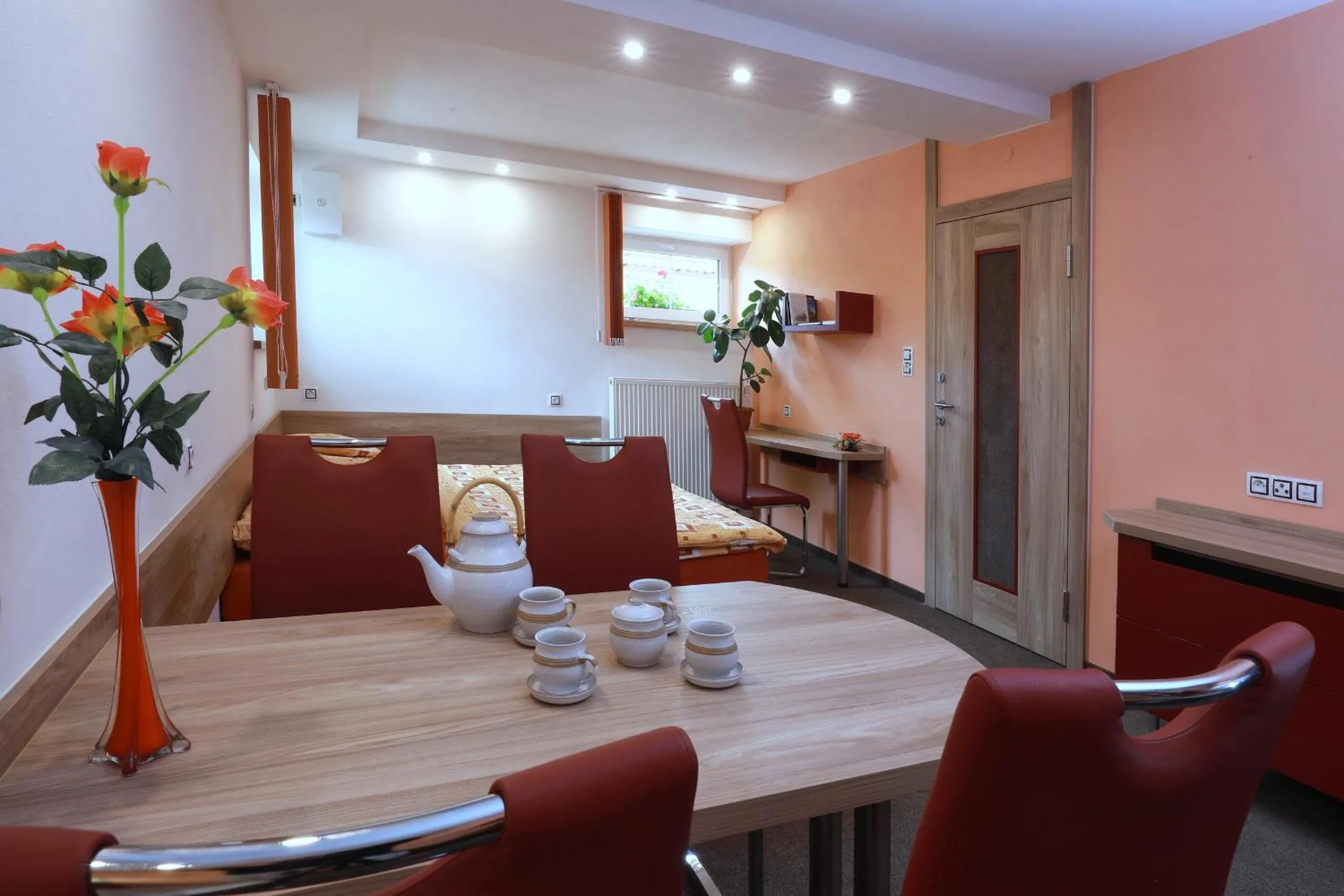 Kitchen or kitchenette in Wellness Penzion Pod Rozhlednou