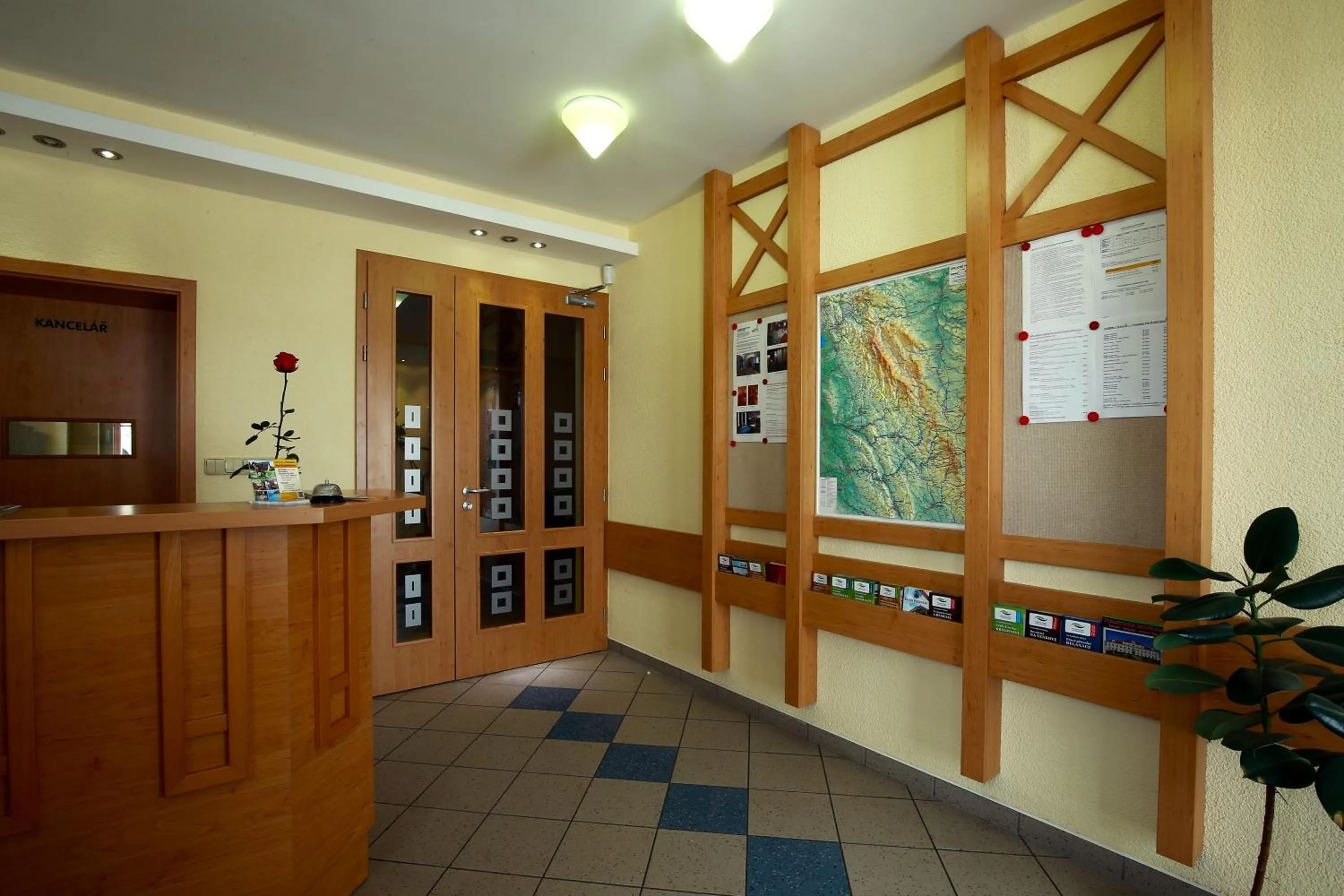 Lobby or reception in Wellness Penzion Pod Rozhlednou