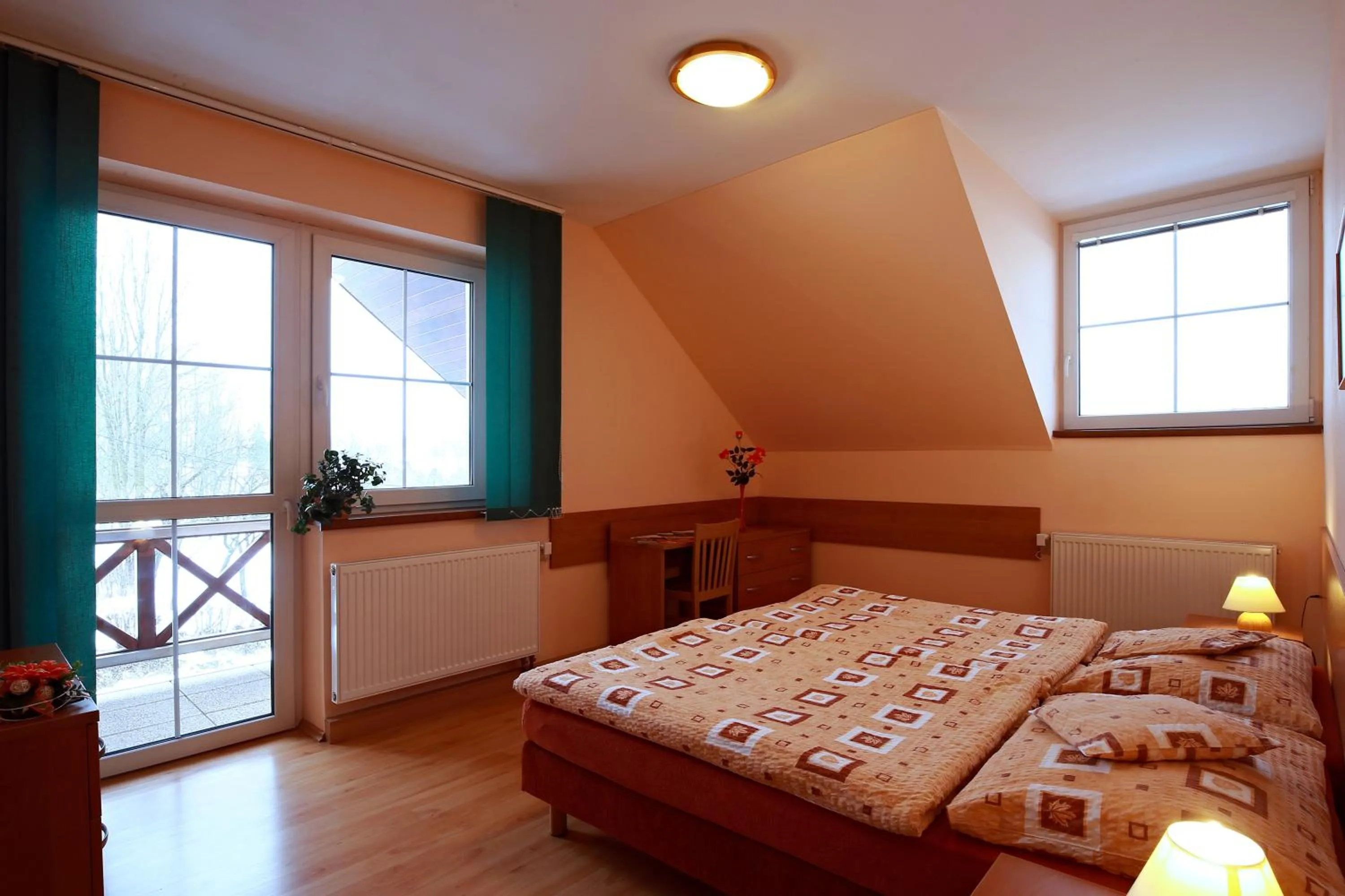 Photo of the whole room, Bed in Wellness Penzion Pod Rozhlednou
