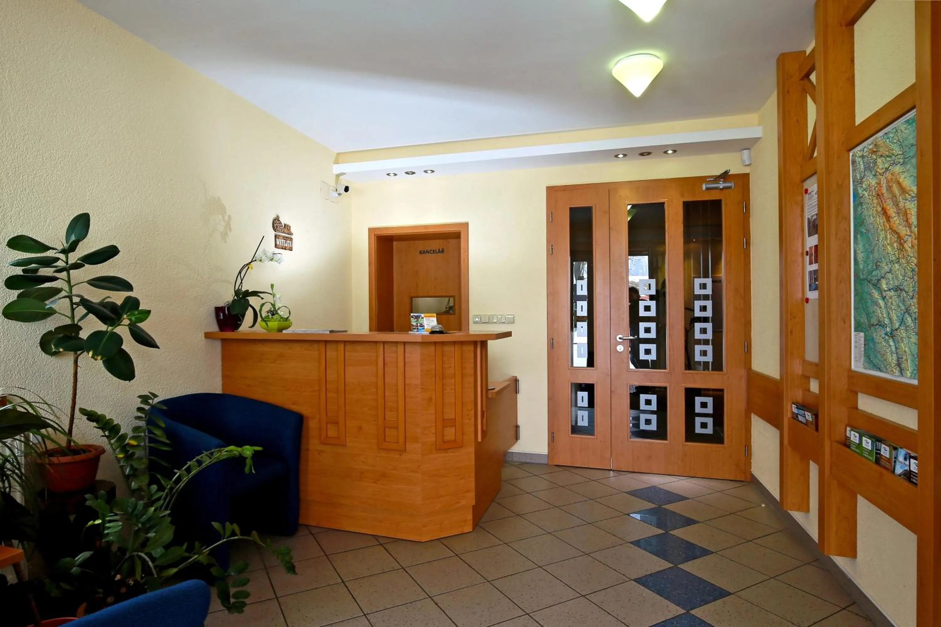 Lobby or reception in Wellness Penzion Pod Rozhlednou