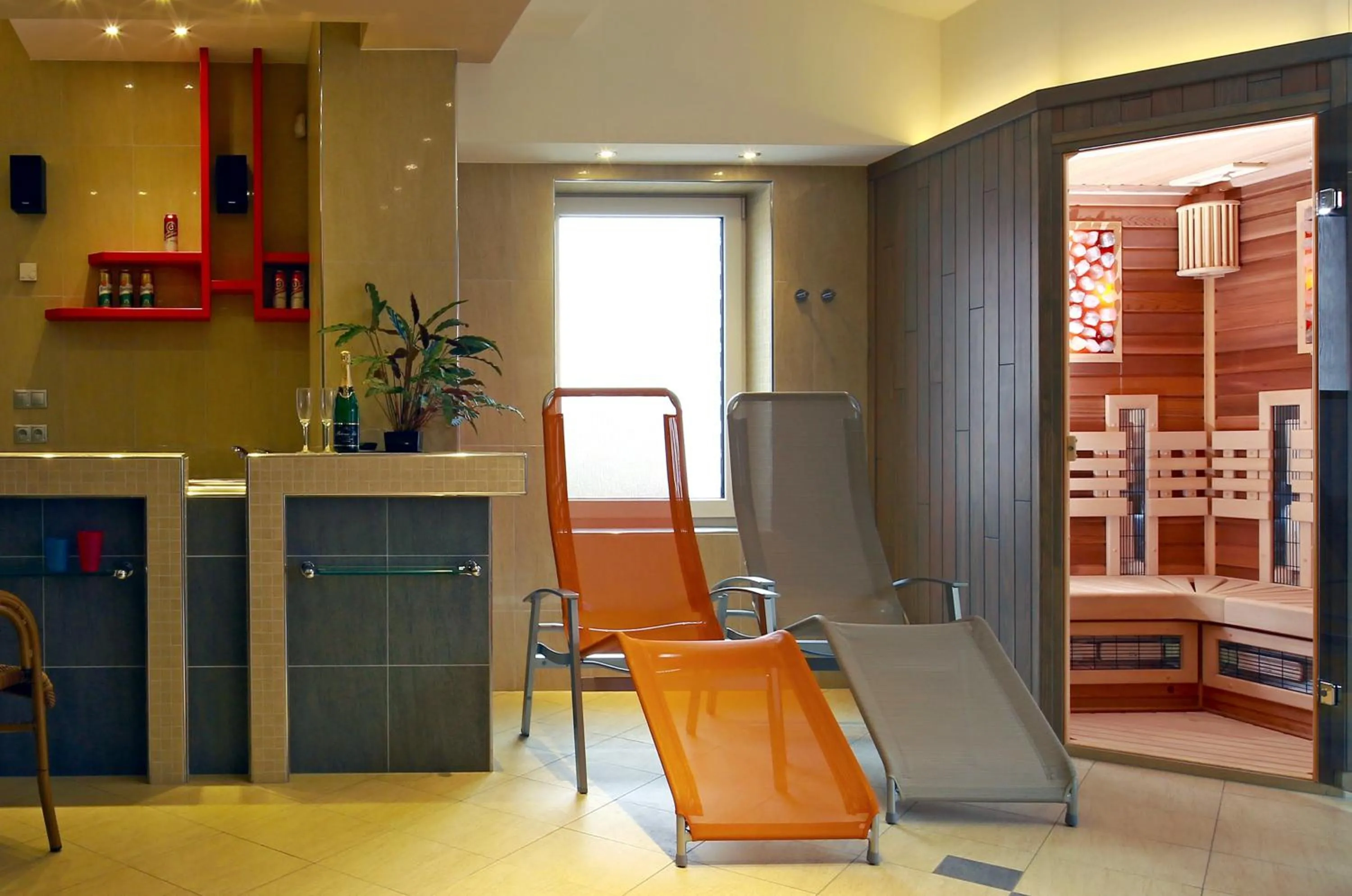 Sauna in Wellness Penzion Pod Rozhlednou