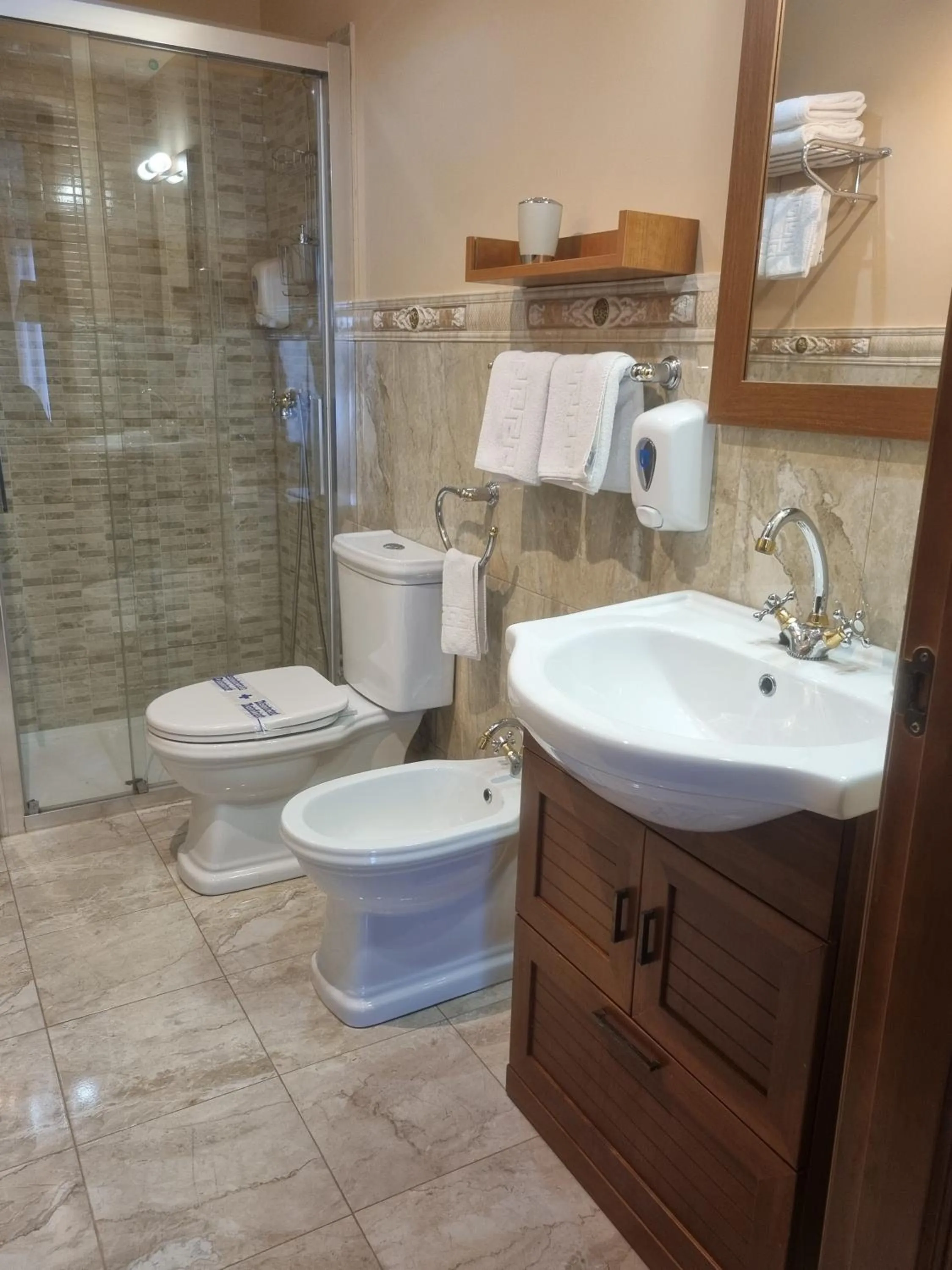 Shower in Apartamentos Villa Sofía