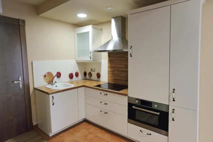 Kitchen or kitchenette in Apartamentos Villa Sofía