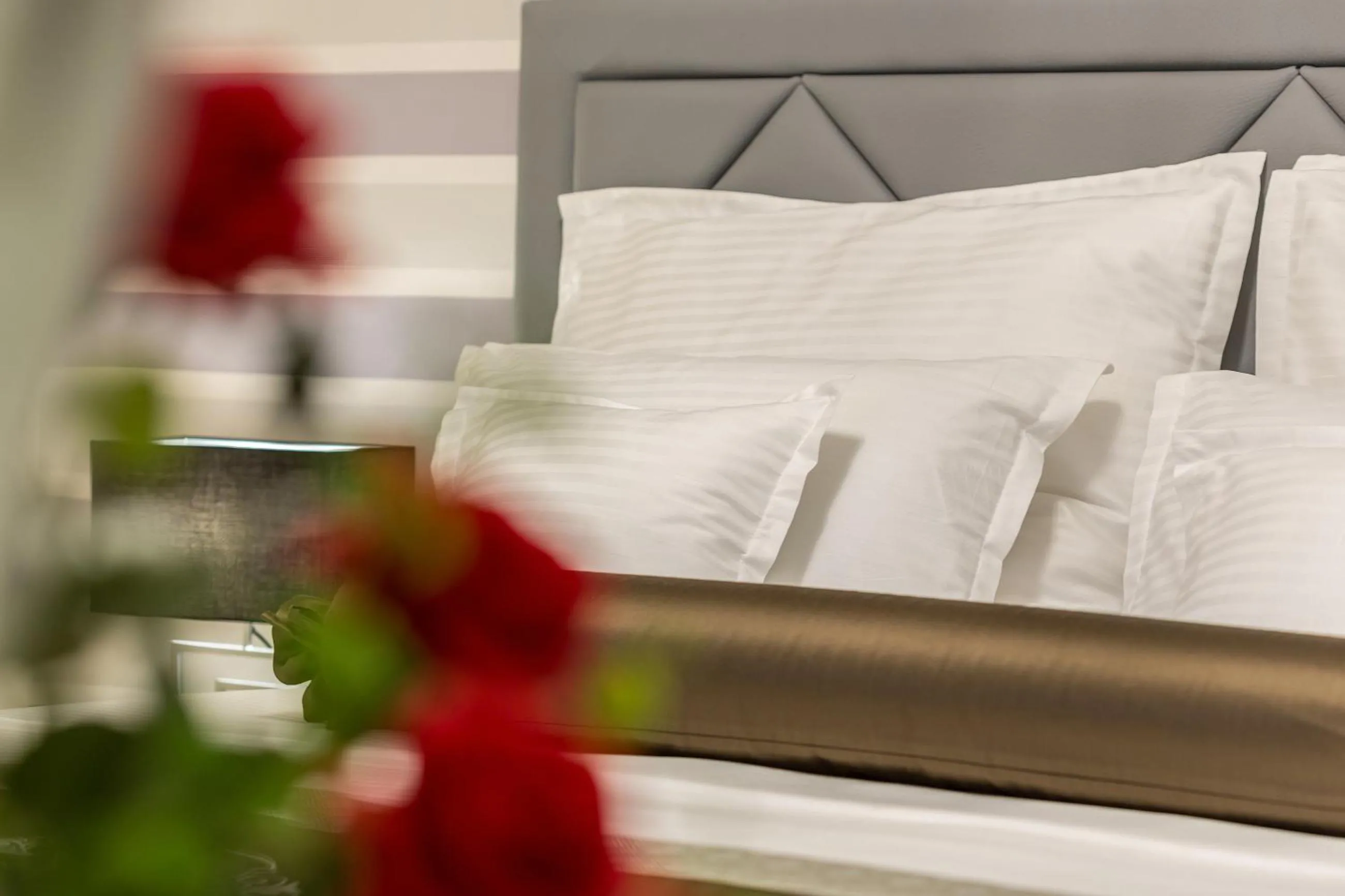 Decorative detail, Bed in Guest House Benedict
