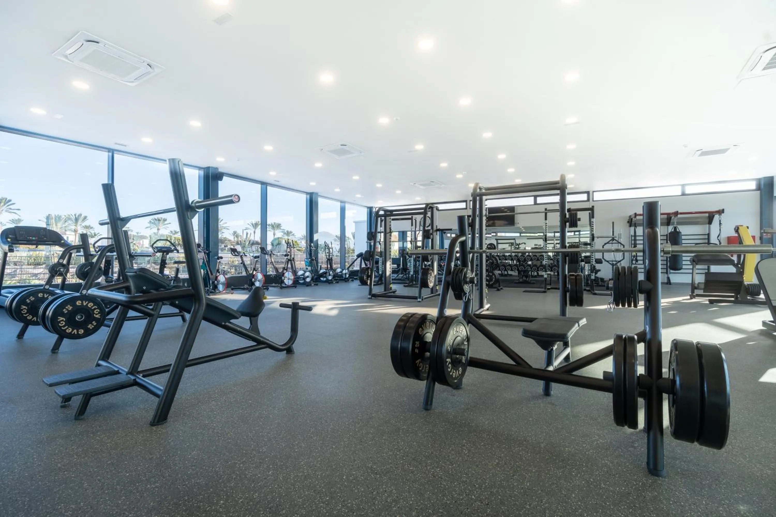 Fitness centre/facilities in HL Club Playa Blanca