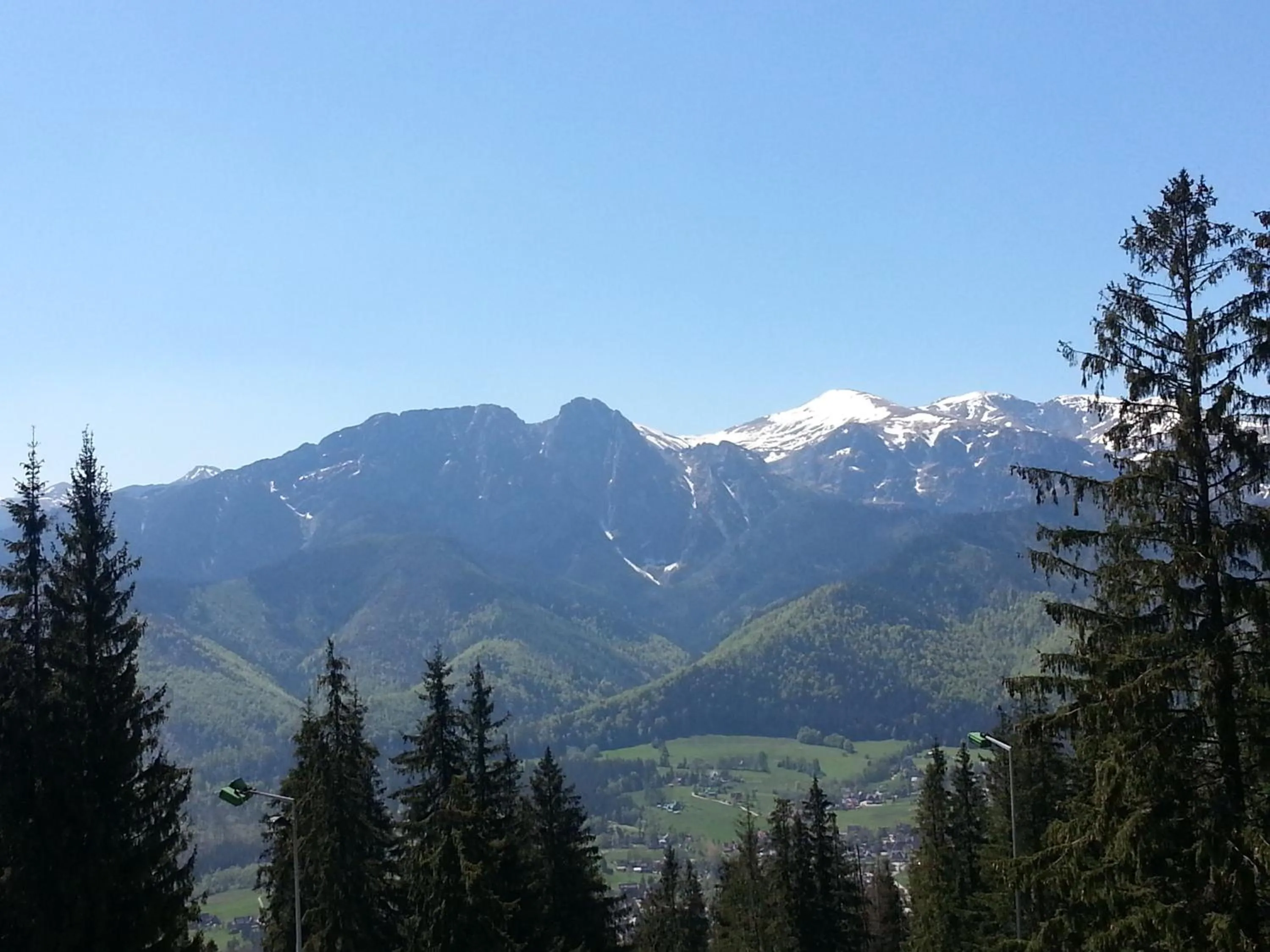 Mountain view in U Hani w pobliżu Gorący Potok i Termy