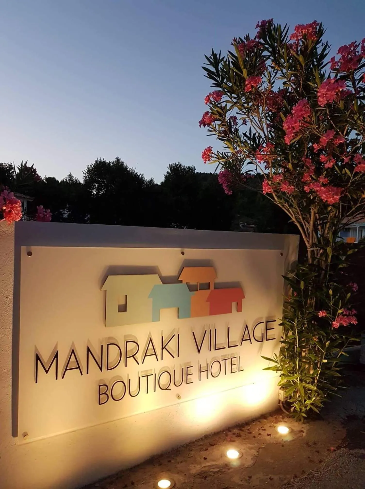 Facade/entrance in Mandraki Village Boutique Hotel