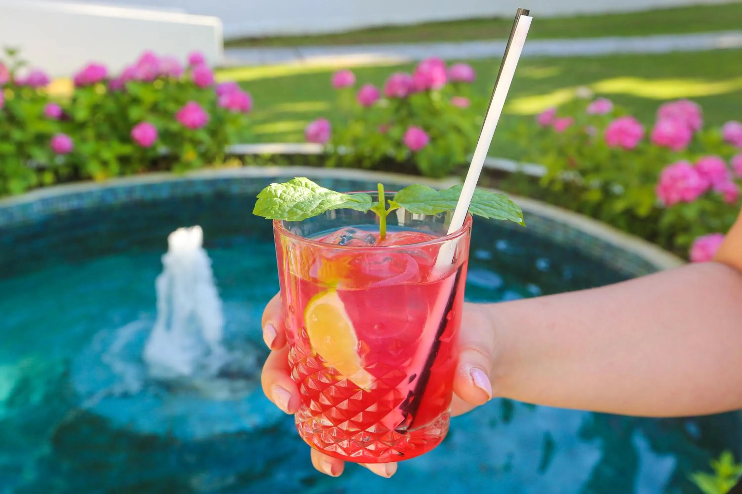 Drinks in Mandraki Village Boutique Hotel