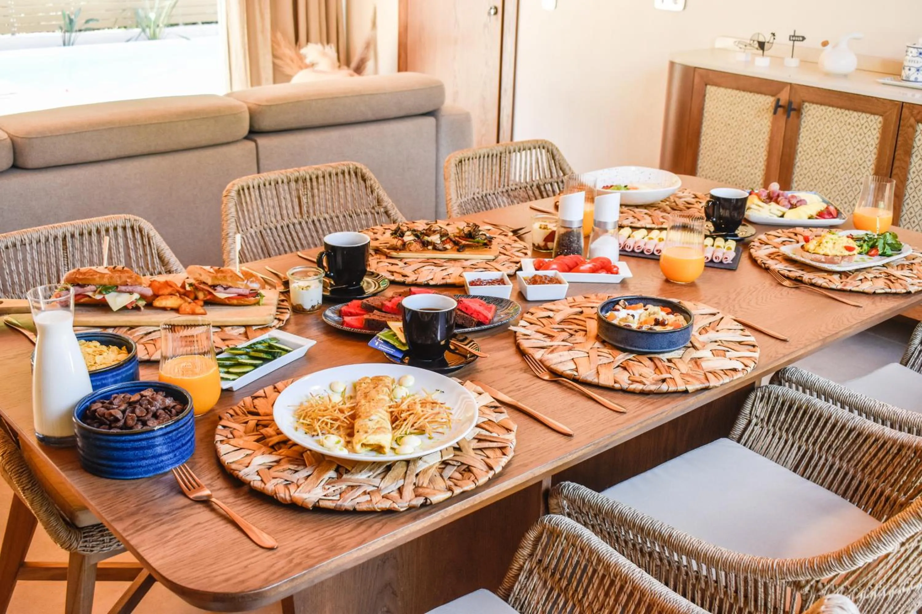 Food in Mandraki Village Boutique Hotel