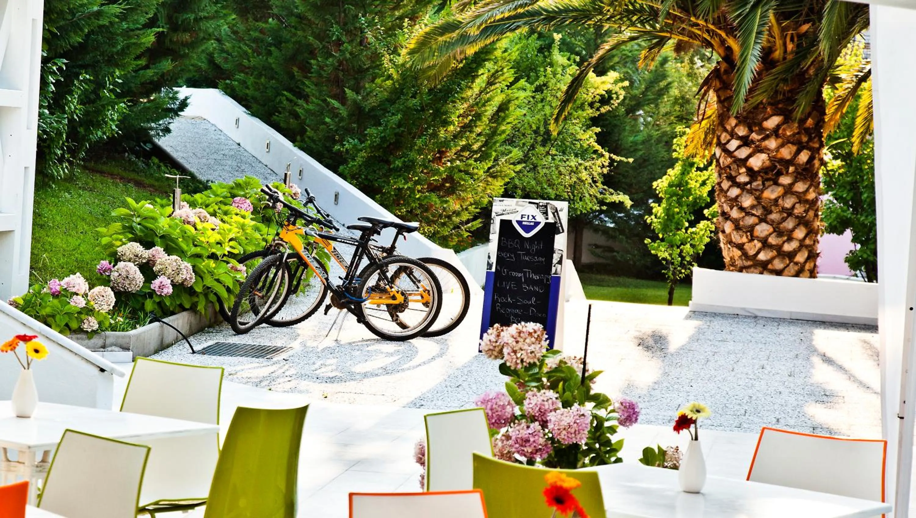 Patio in Mandraki Village Boutique Hotel