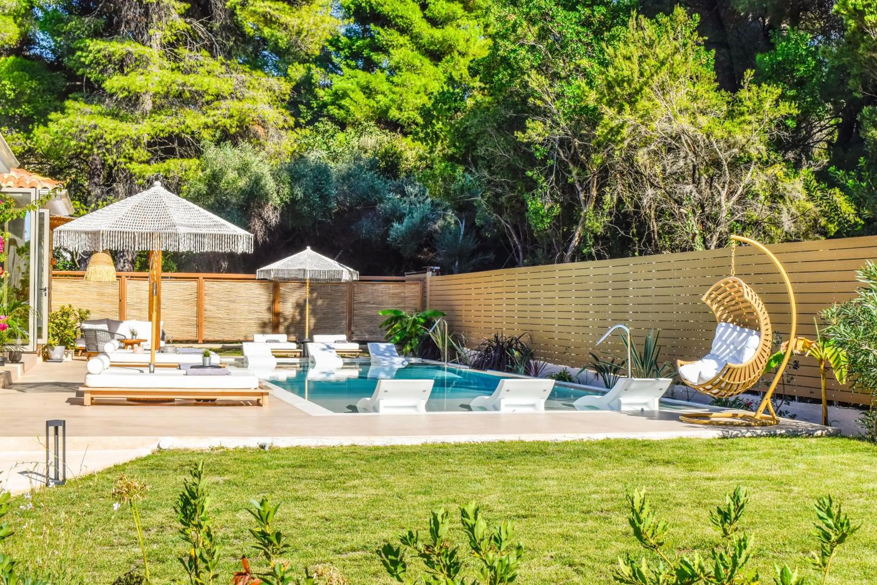 Swimming pool in Mandraki Village Boutique Hotel