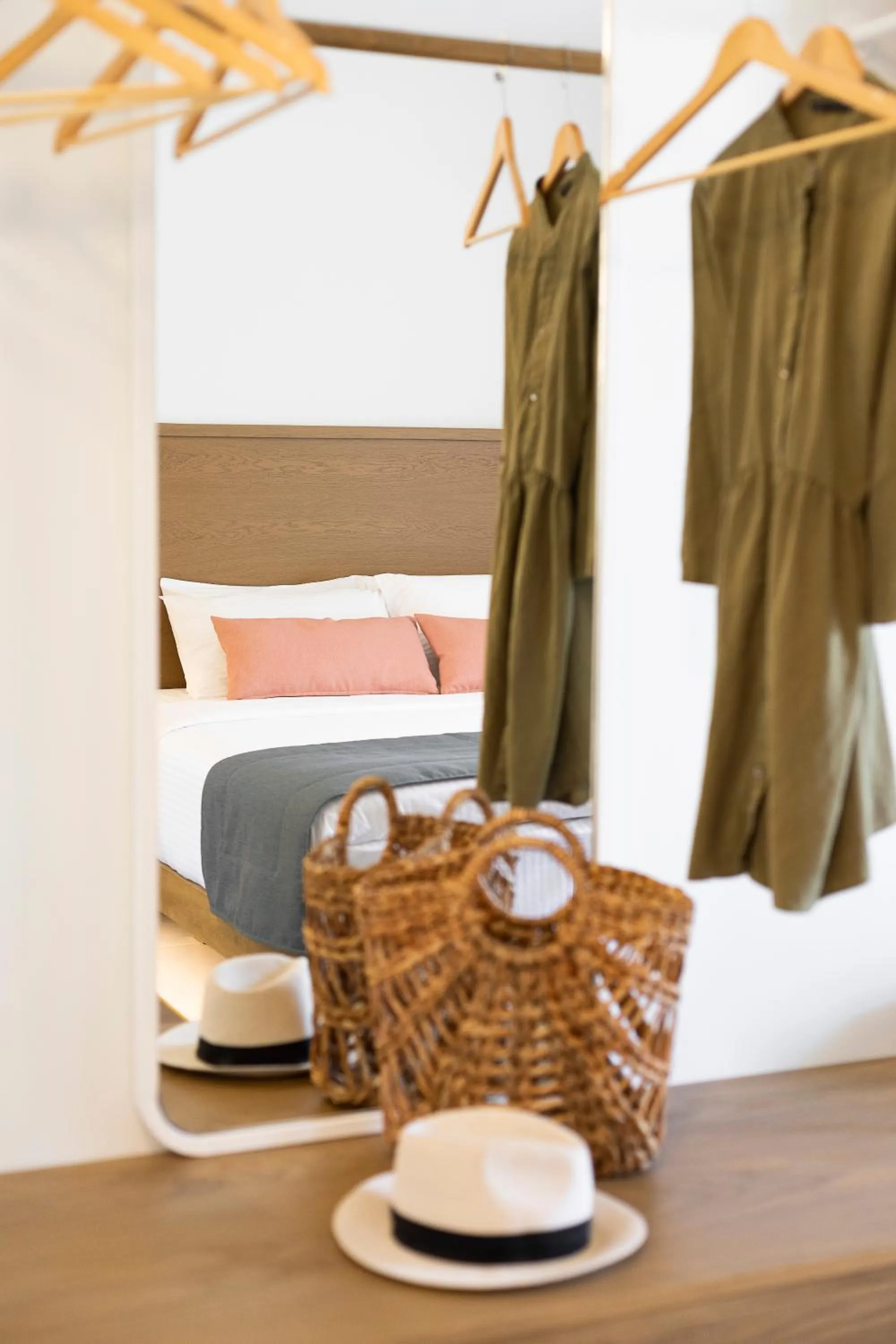 wardrobe in Mandraki Village Boutique Hotel