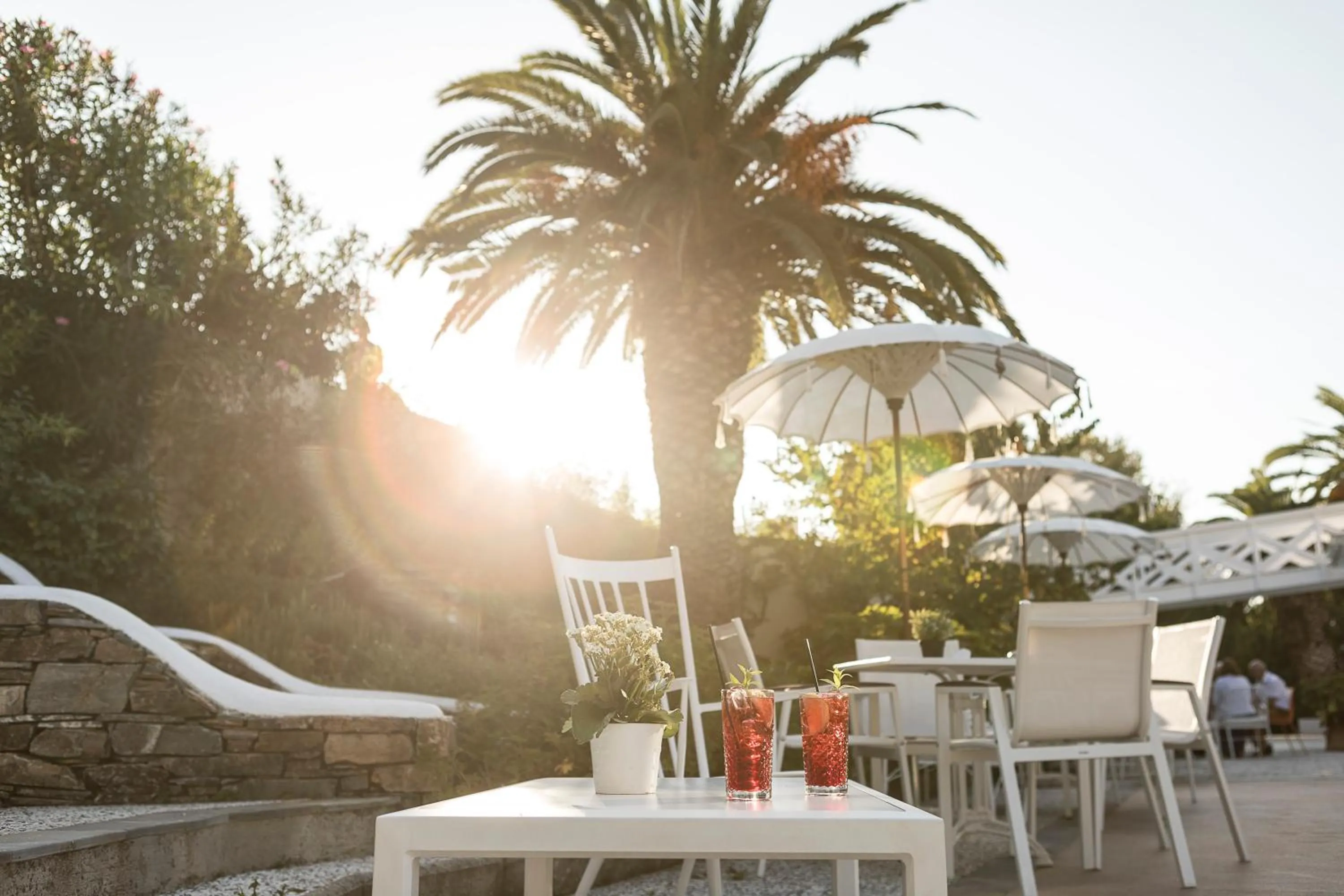 Sunset in Mandraki Village Boutique Hotel