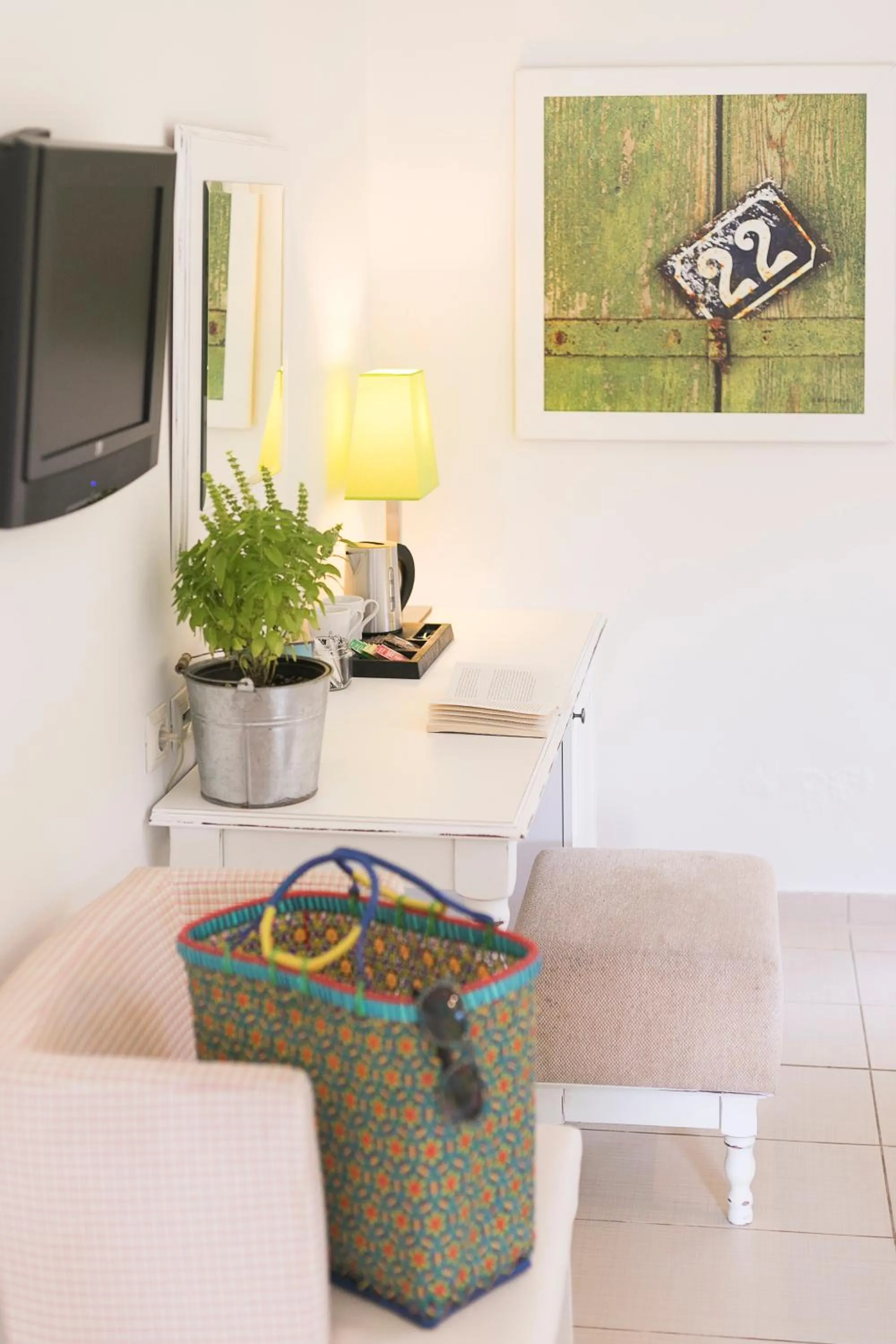 Bedroom in Mandraki Village Boutique Hotel