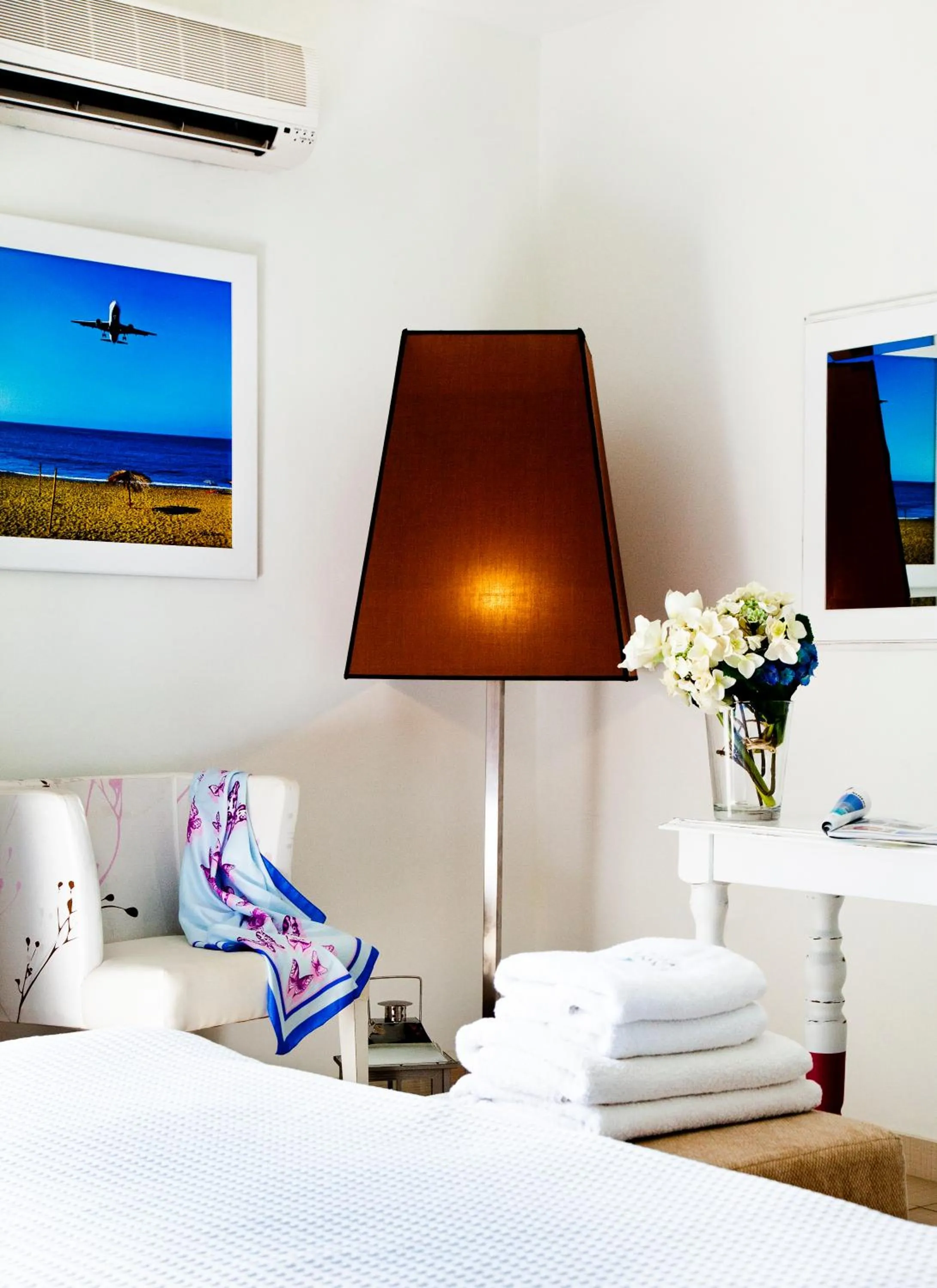 Decorative detail, Bed in Mandraki Village Boutique Hotel