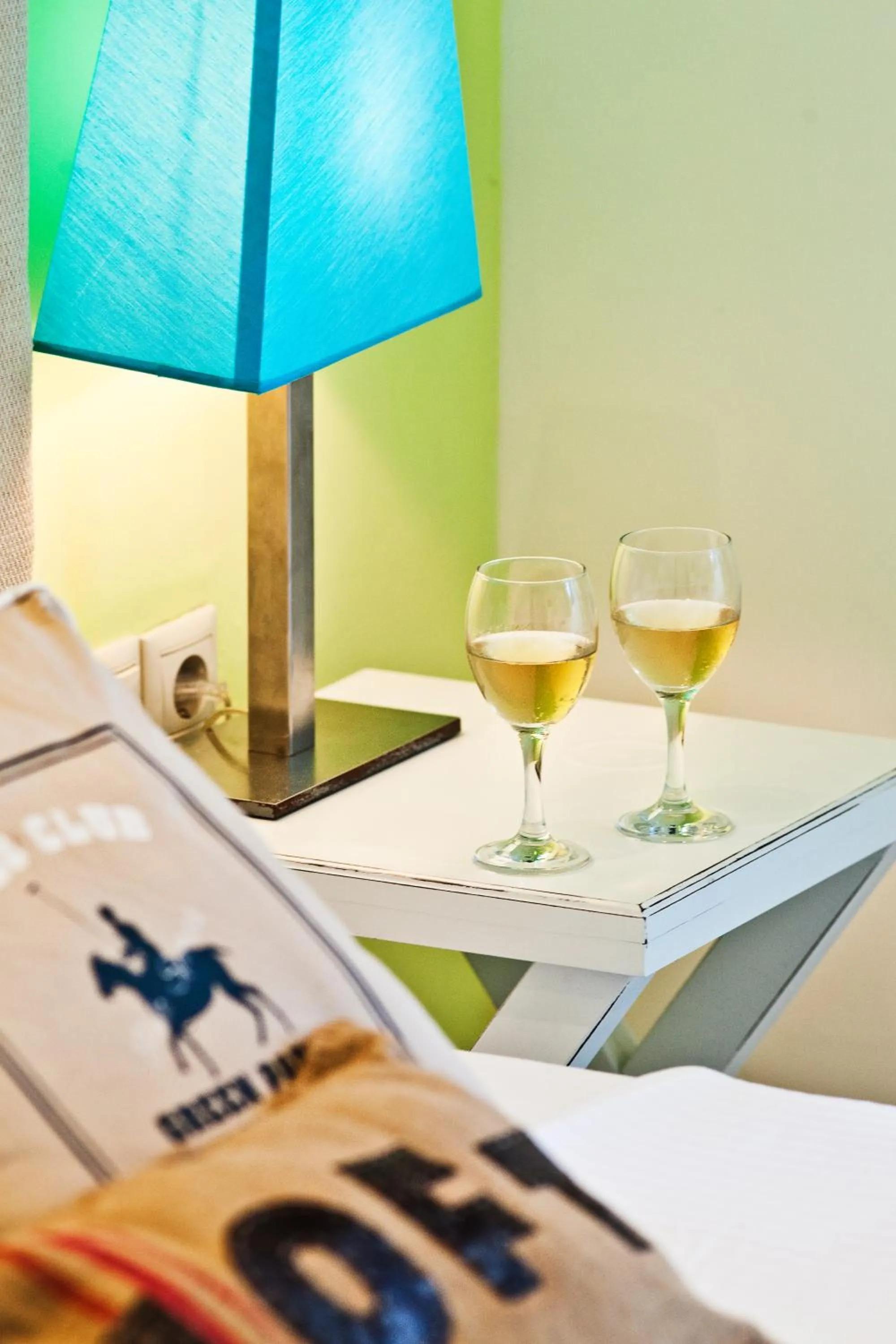 Decorative detail, Bed in Mandraki Village Boutique Hotel