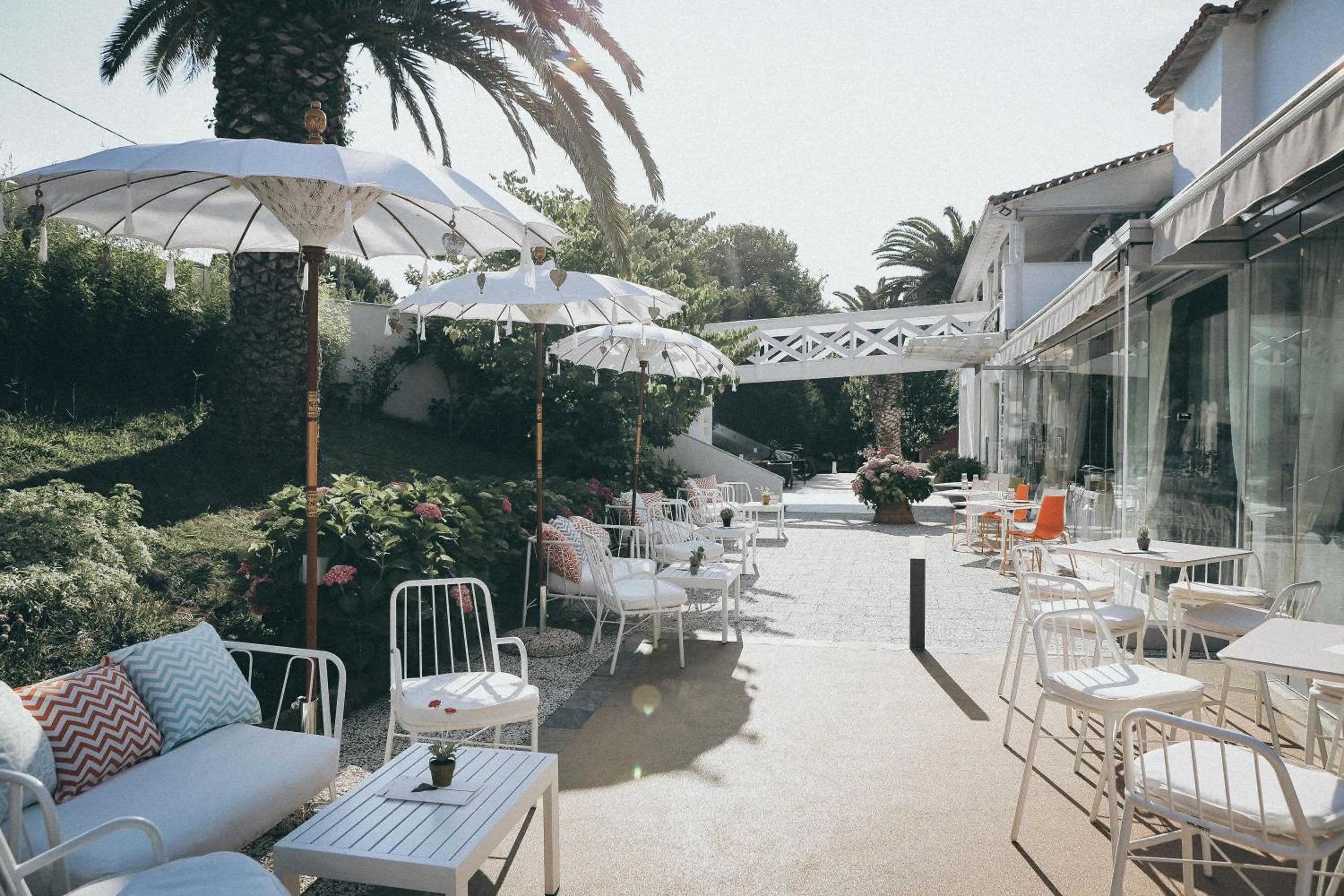 Patio in Mandraki Village Boutique Hotel