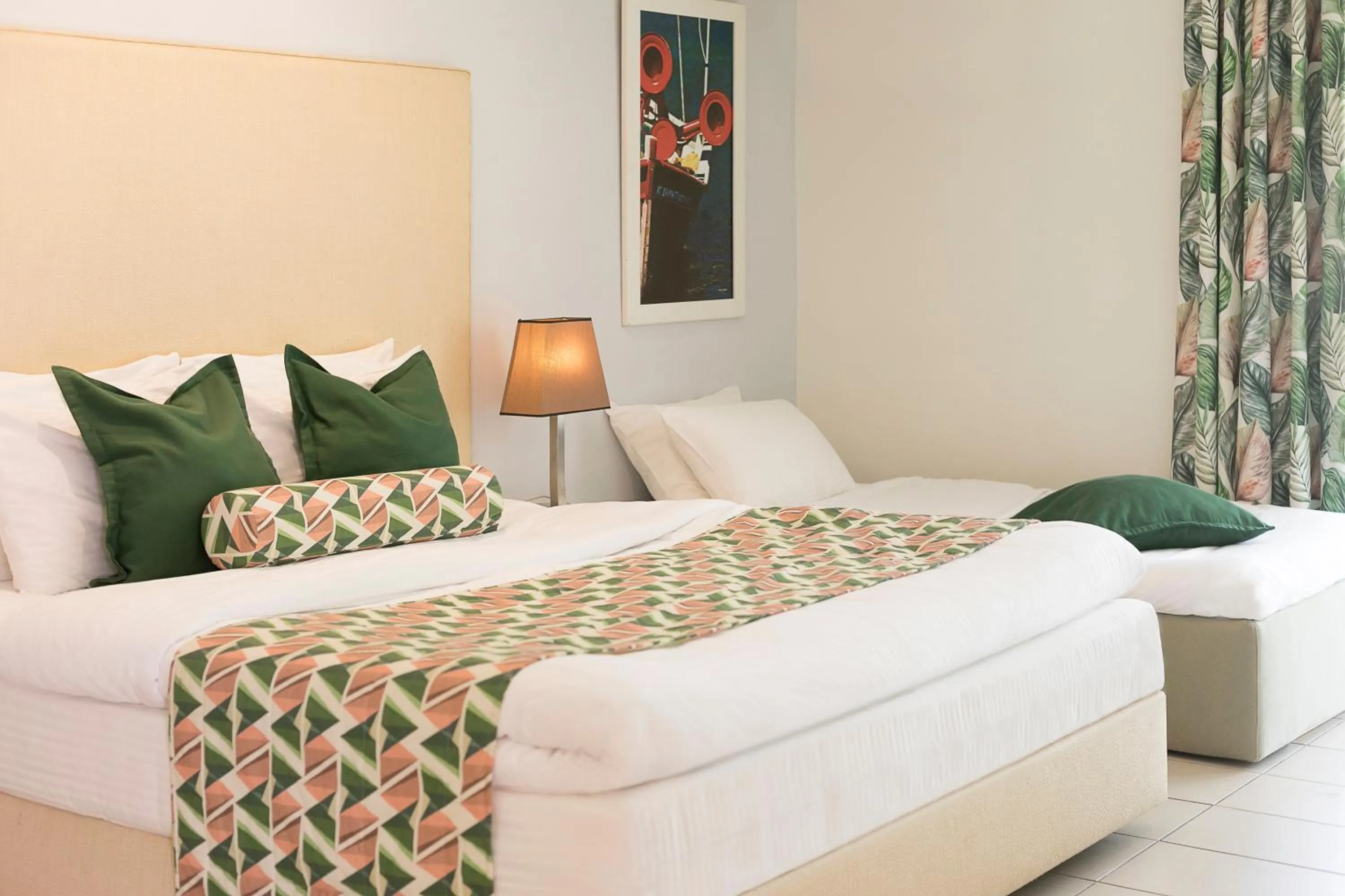 Bed in Mandraki Village Boutique Hotel