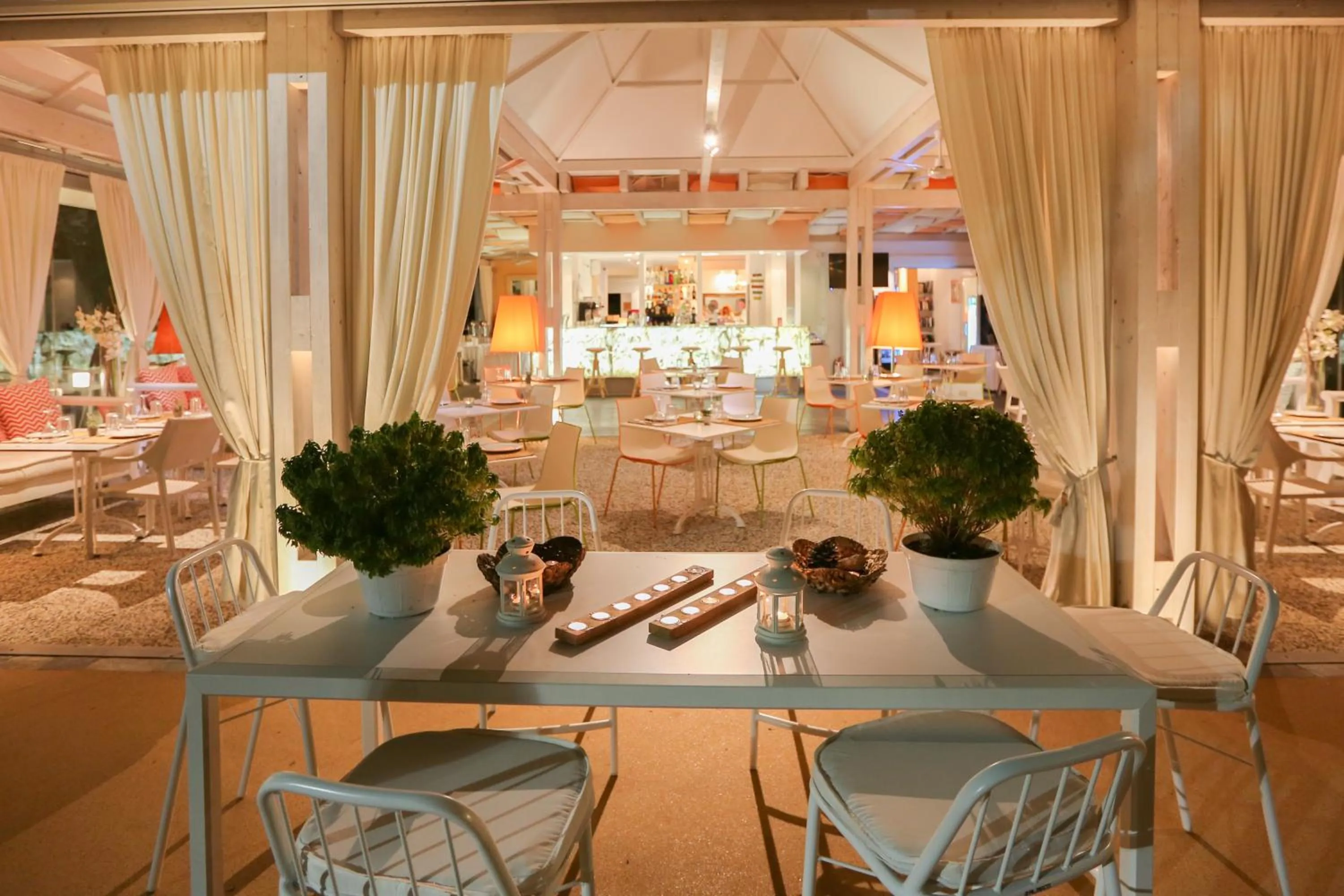 Dining area in Mandraki Village Boutique Hotel