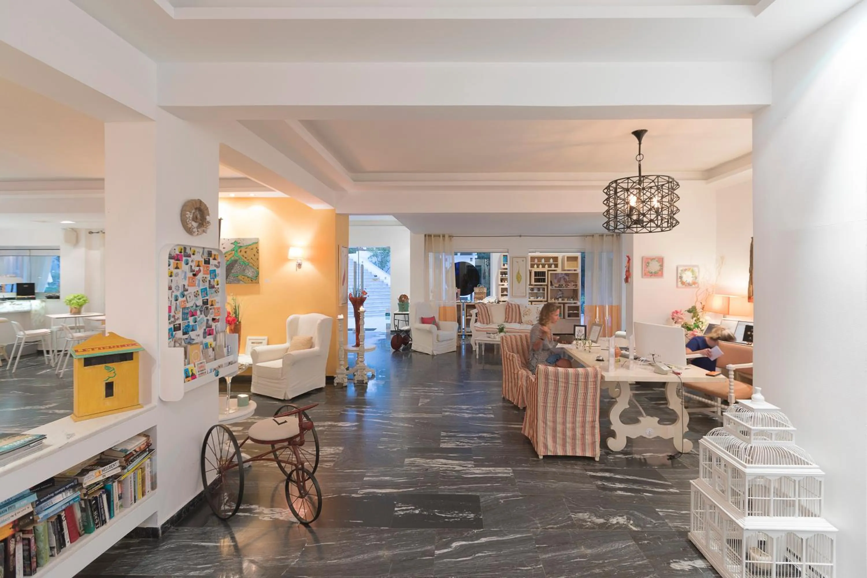 Lobby or reception in Mandraki Village Boutique Hotel