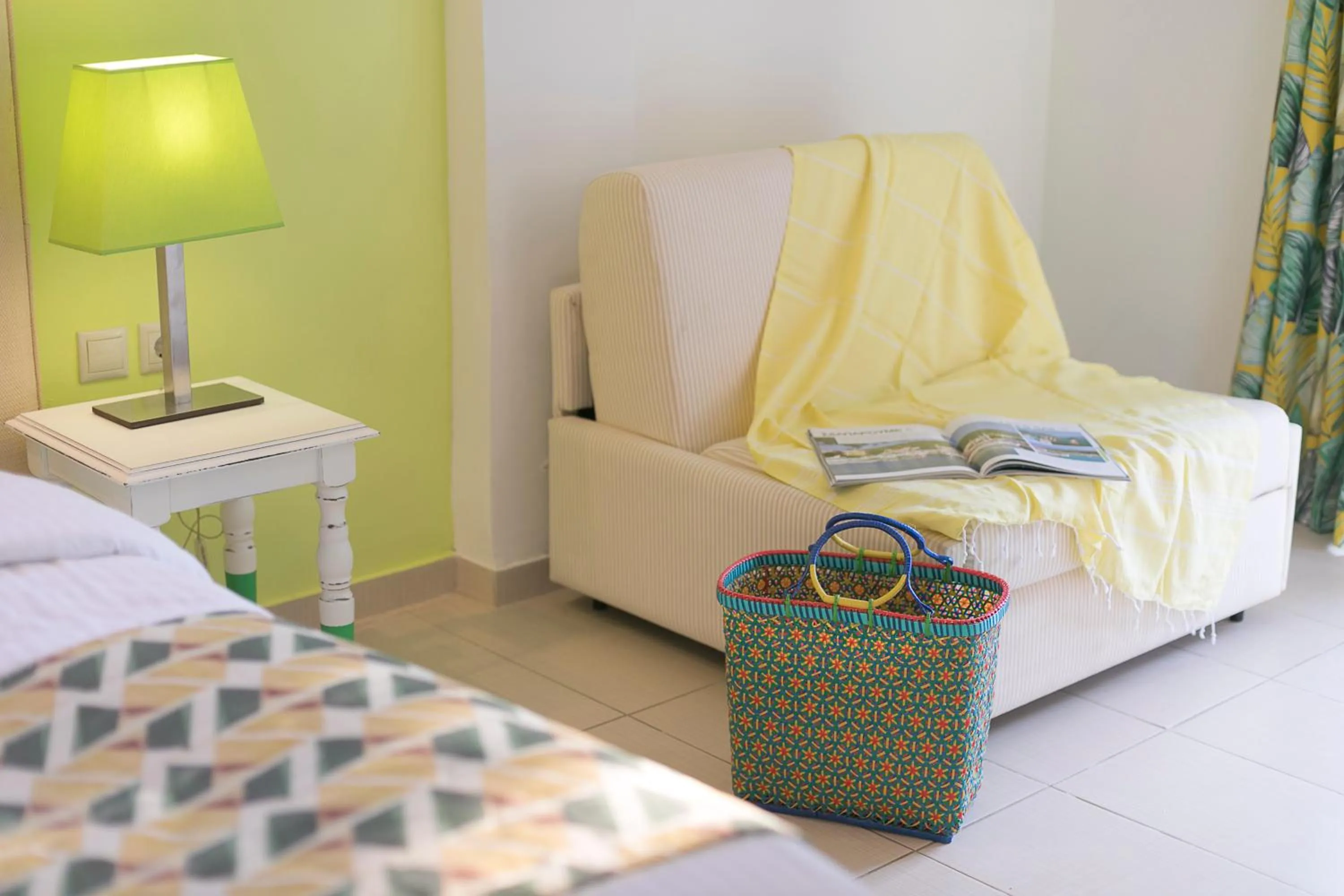 View (from property/room), Bed in Mandraki Village Boutique Hotel