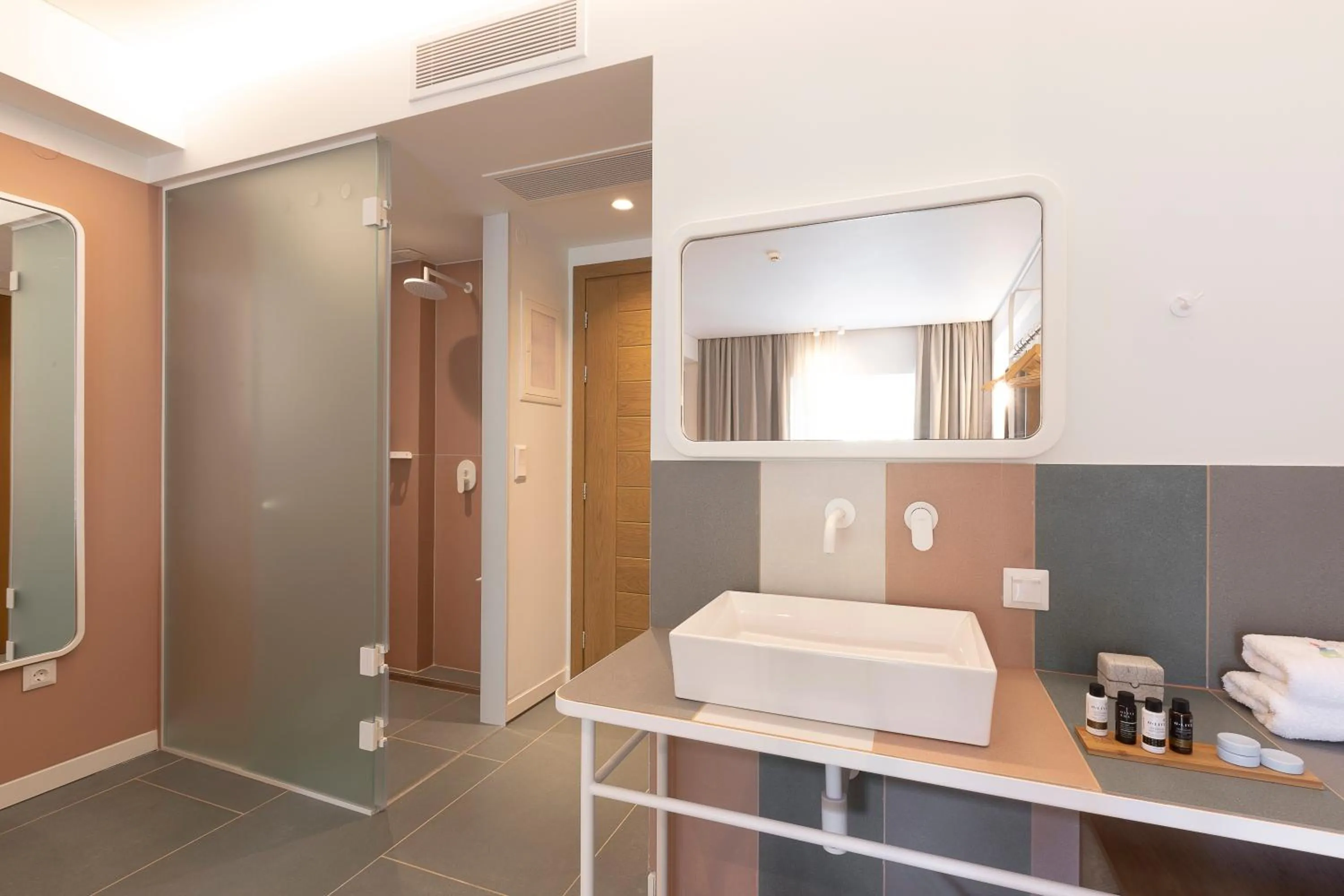 Bathroom in Mandraki Village Boutique Hotel