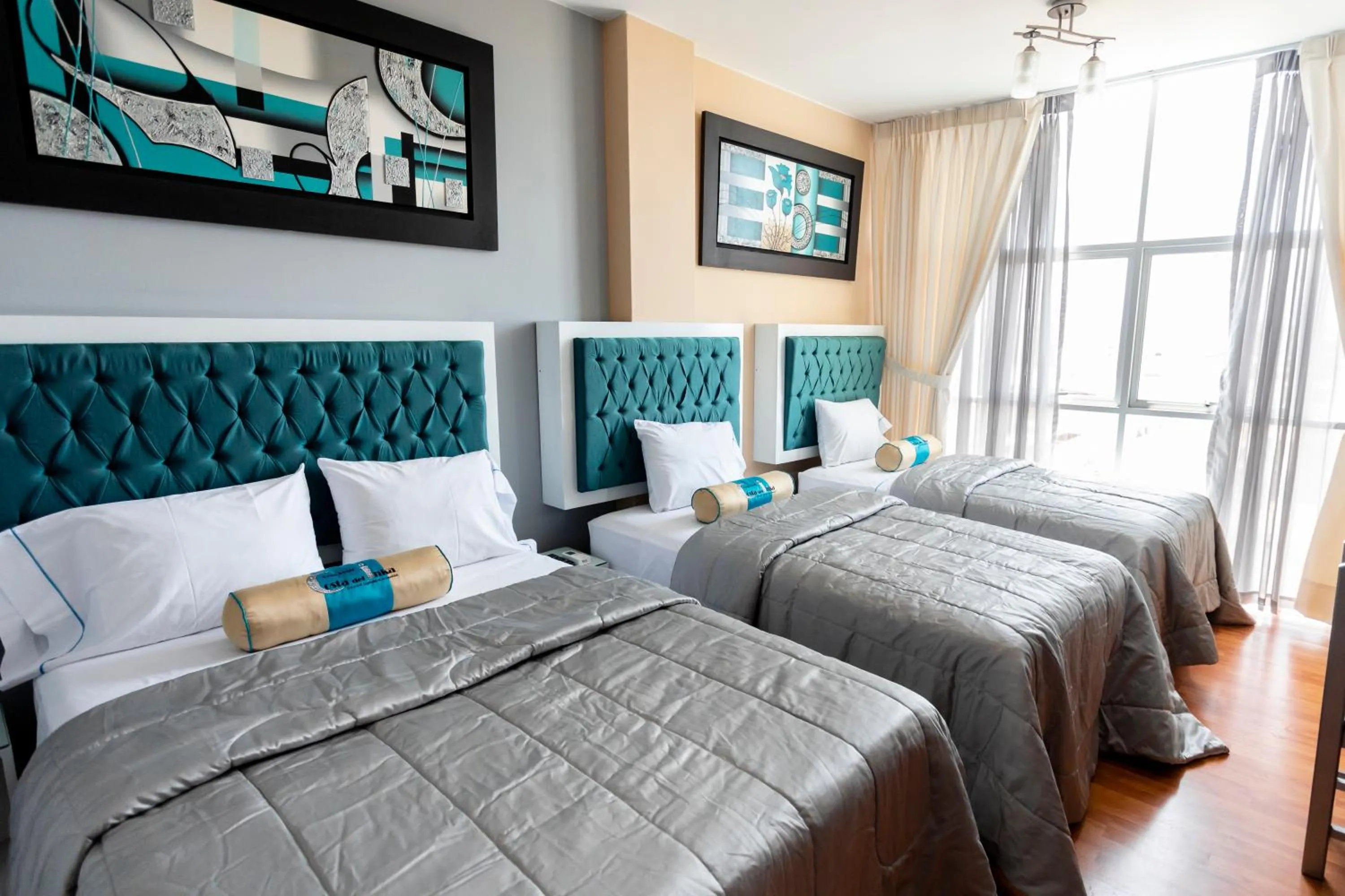 Bed in Costa Del Inka Hotel